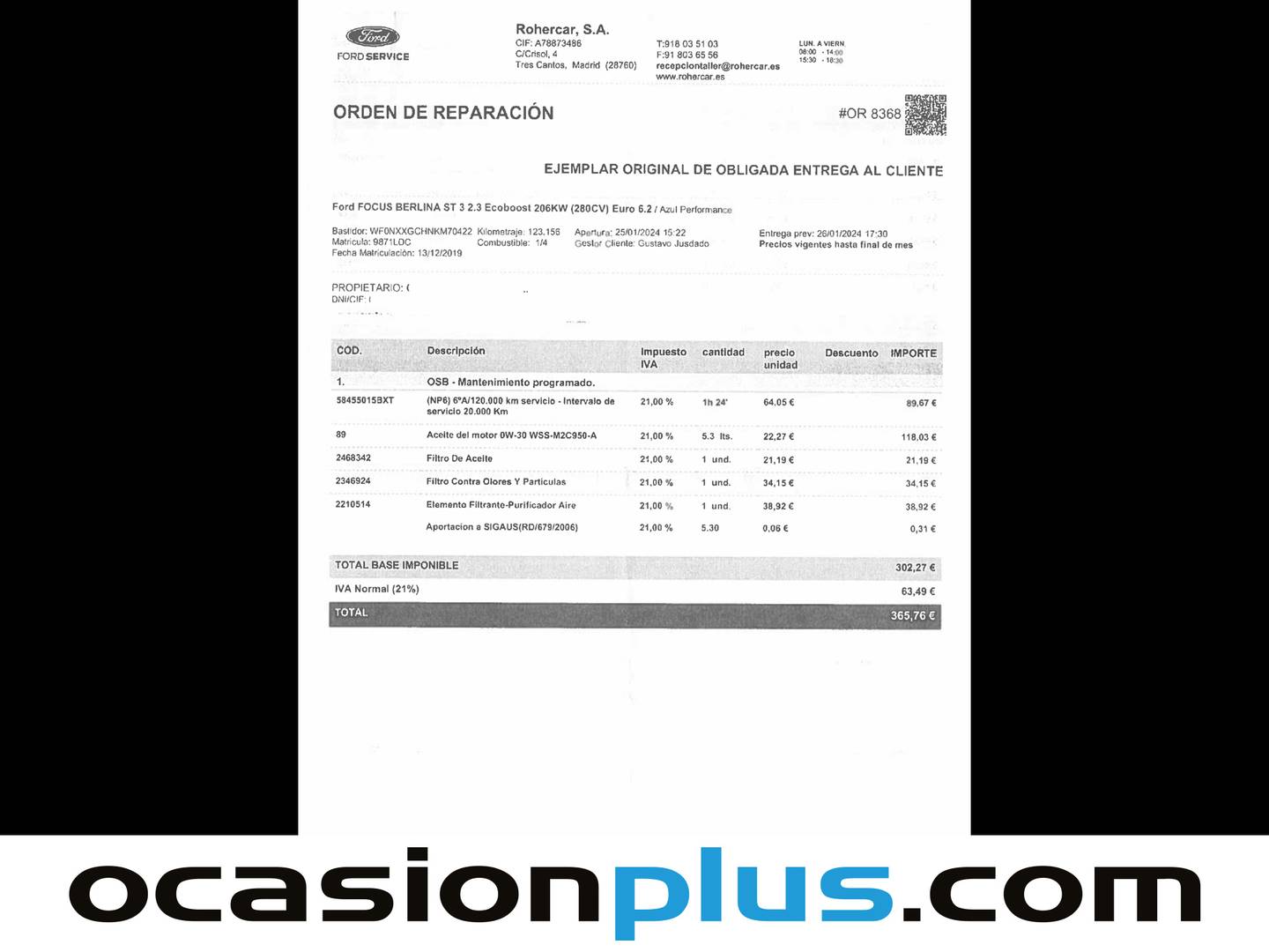 Foto Ford Focus Ford Focus 2.3 EcoBoost ST (280 CV)