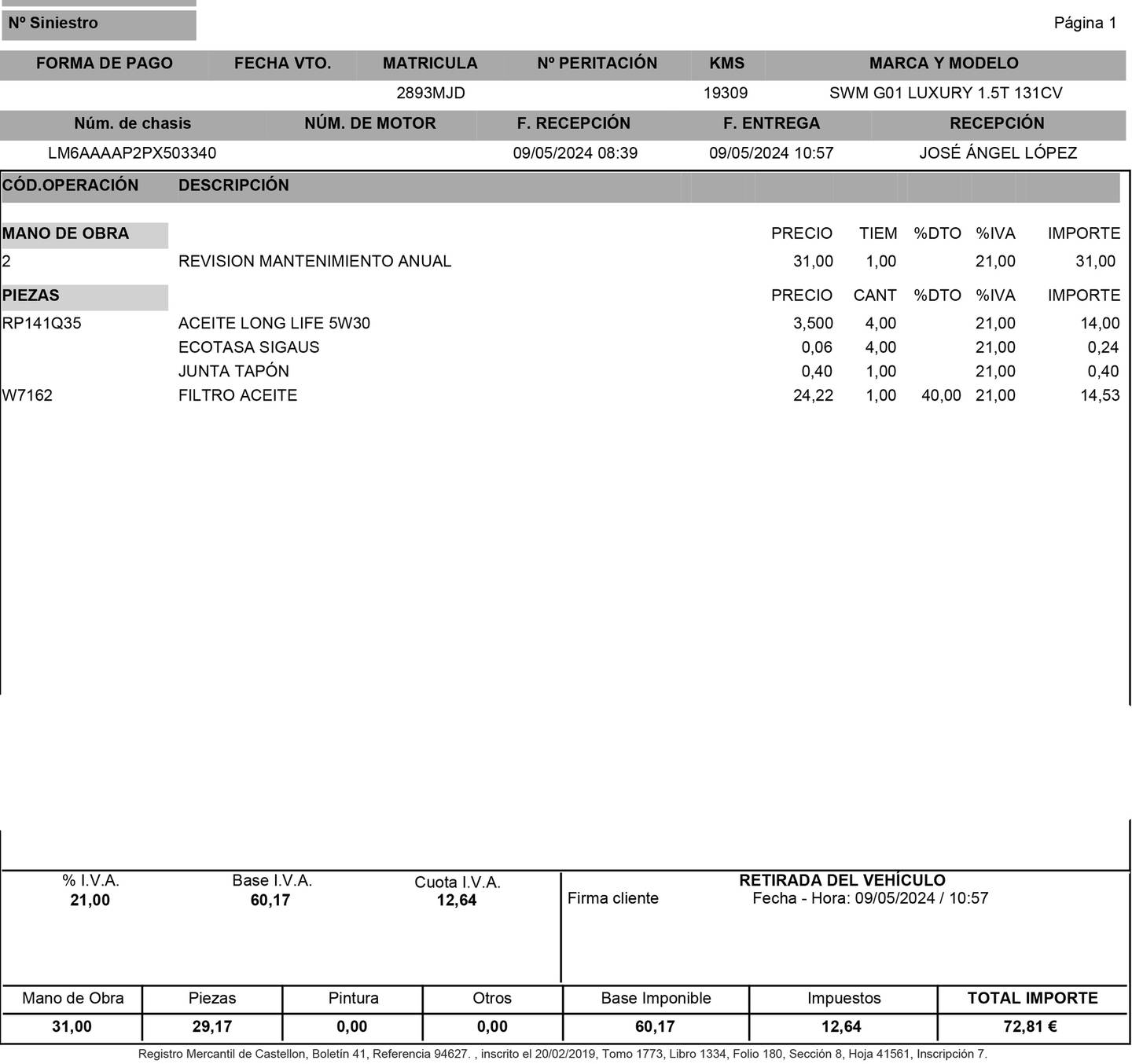 Foto SWM G01 SWM G01 1.5T Luxury (131 CV)