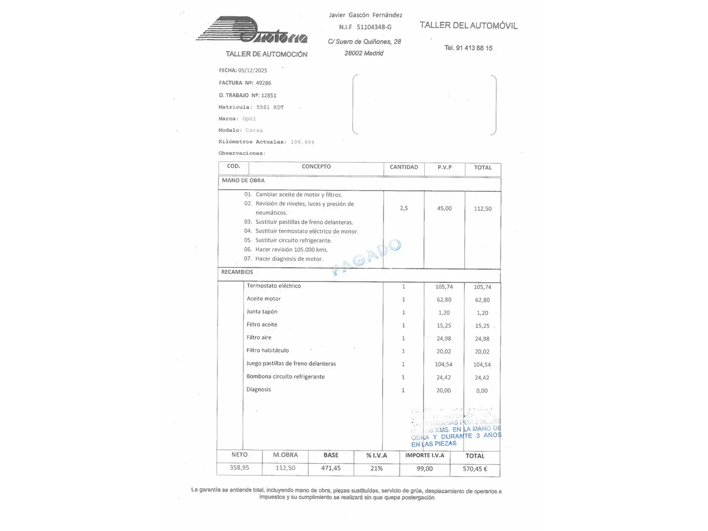 Foto Opel Corsa Opel Corsa 1.4 Business (90 CV)
