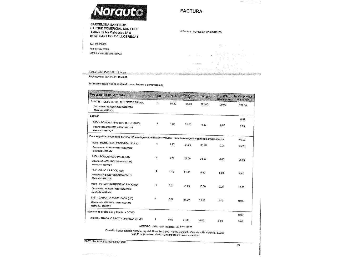 Foto del mantenimiento del Ford Ka Ford Ka 1.2 Duratec S&S Titanium+ (69 CV)