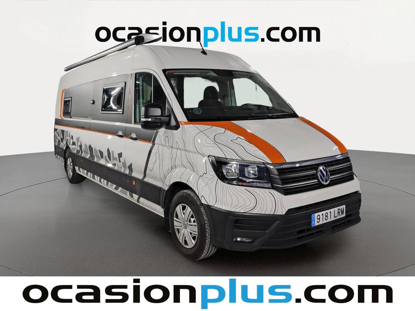 Foto delantera Volkswagen Crafter Volkswagen Crafter 35 Furgón Batalla Larga con Voladizo L5H3 2.0 TDI (140 CV) derecha