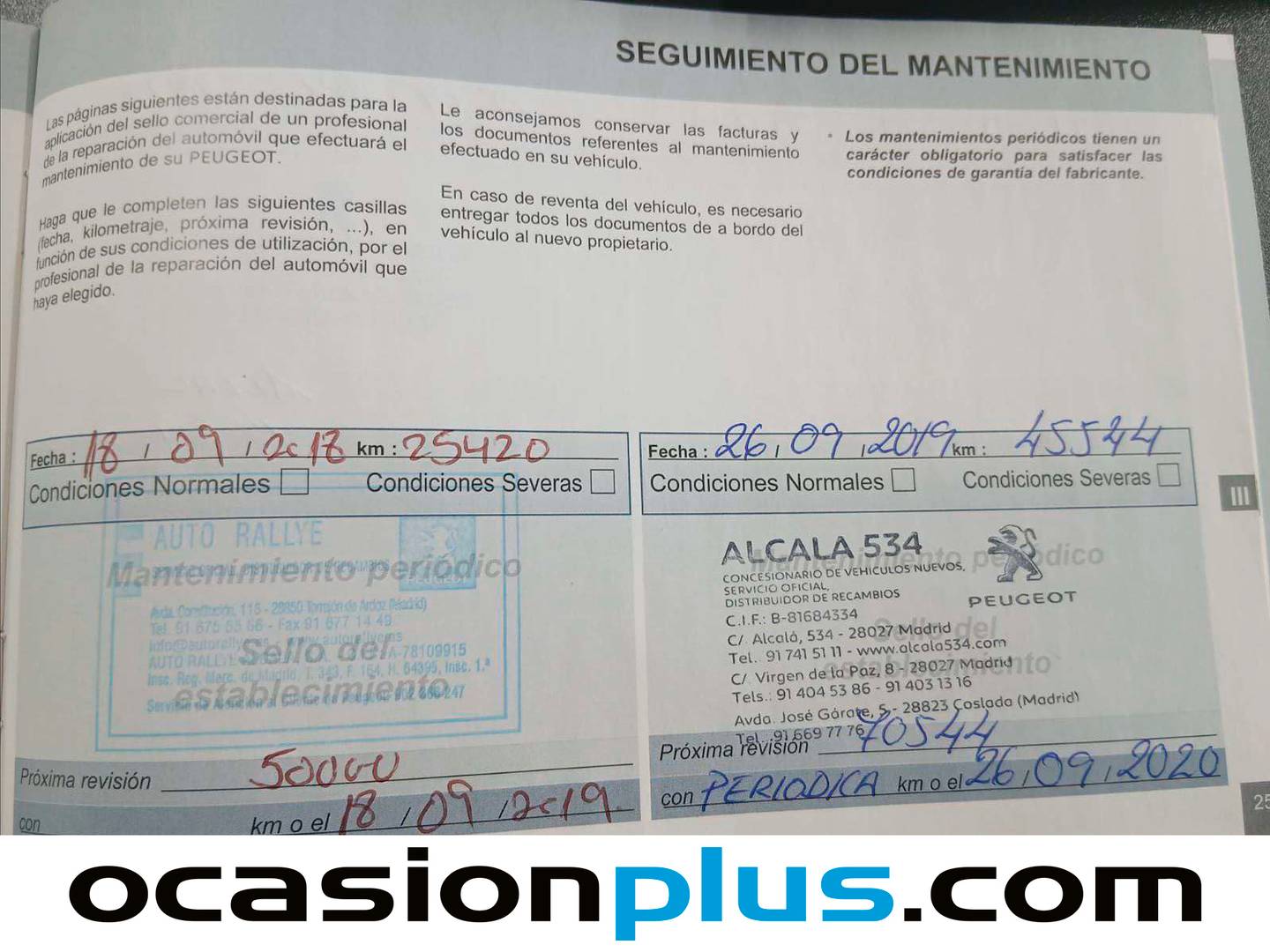 Foto del mantenimiento del Peugeot 308 Peugeot 308 BlueHDi 120 Style (120 CV)