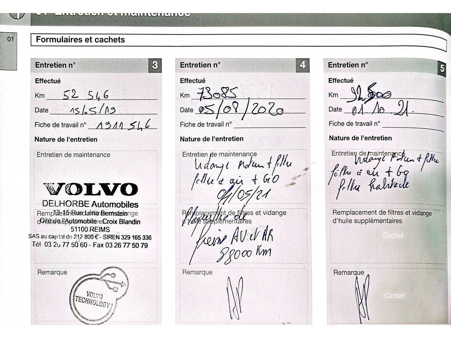 Foto del mantenimiento del Volvo V40 Cross Country Volvo V40 Cross Country D3 Momentum Auto (150 CV)