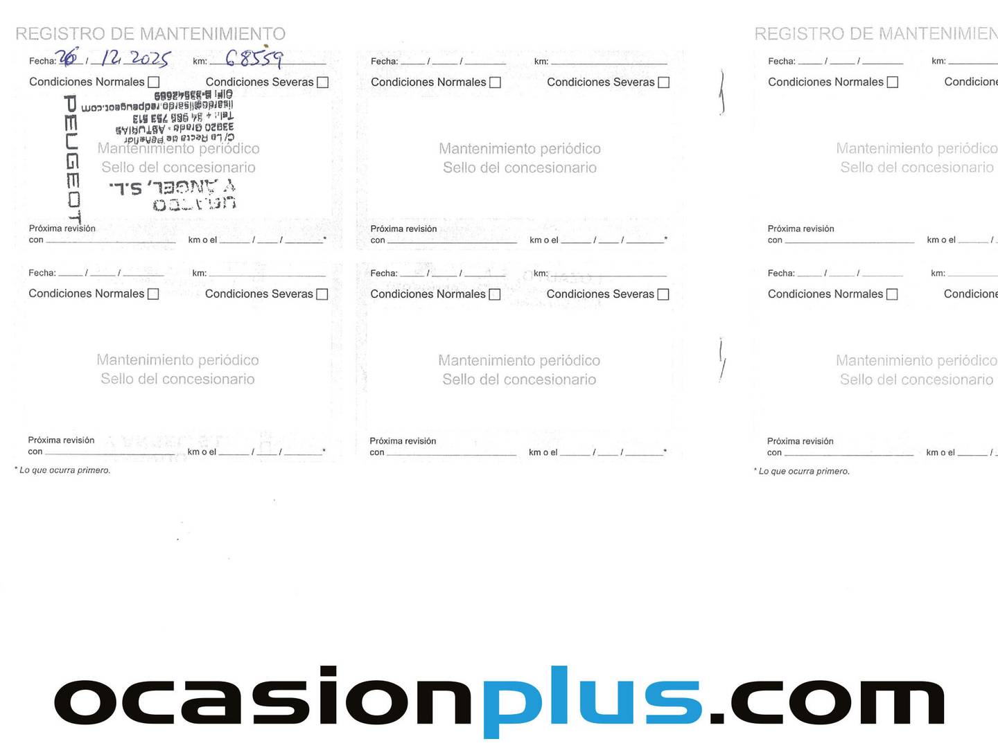 Foto del mantenimiento del Peugeot 2008 Peugeot 2008 Puretech 100 S&S Active Pack (100 CV)