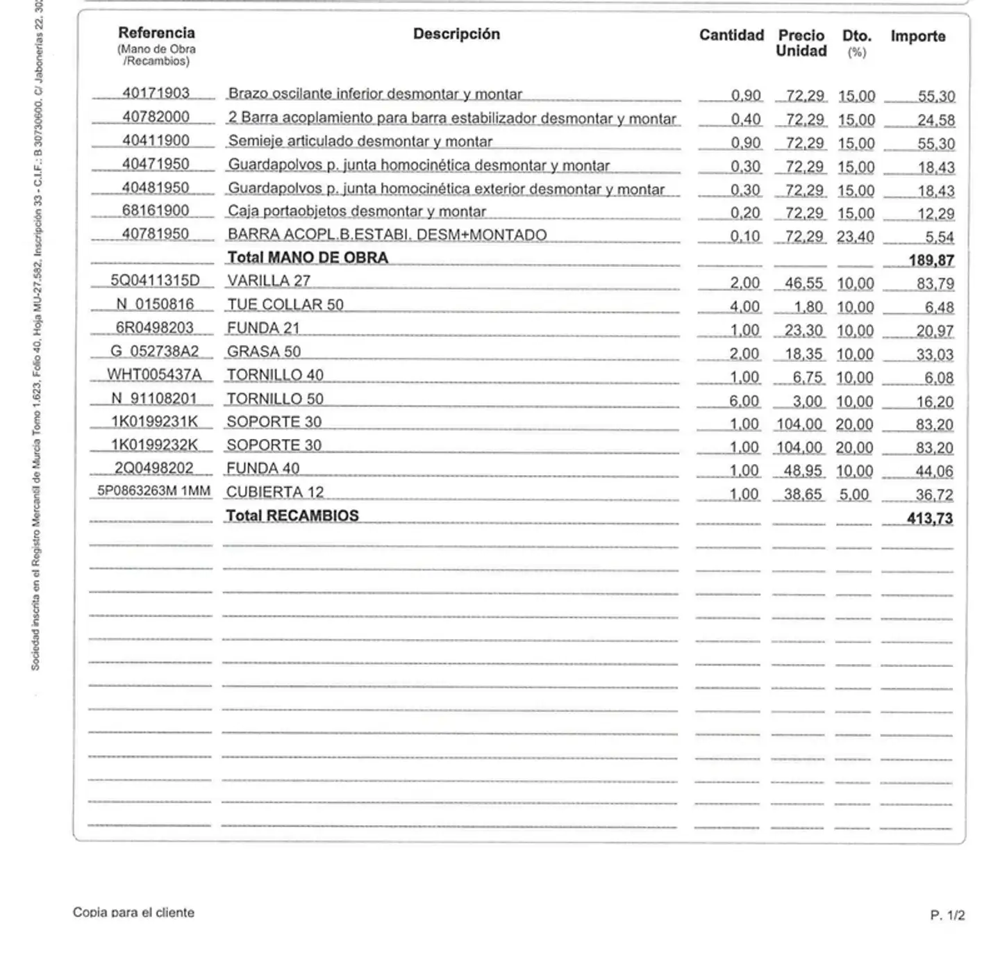 Mantenimiento