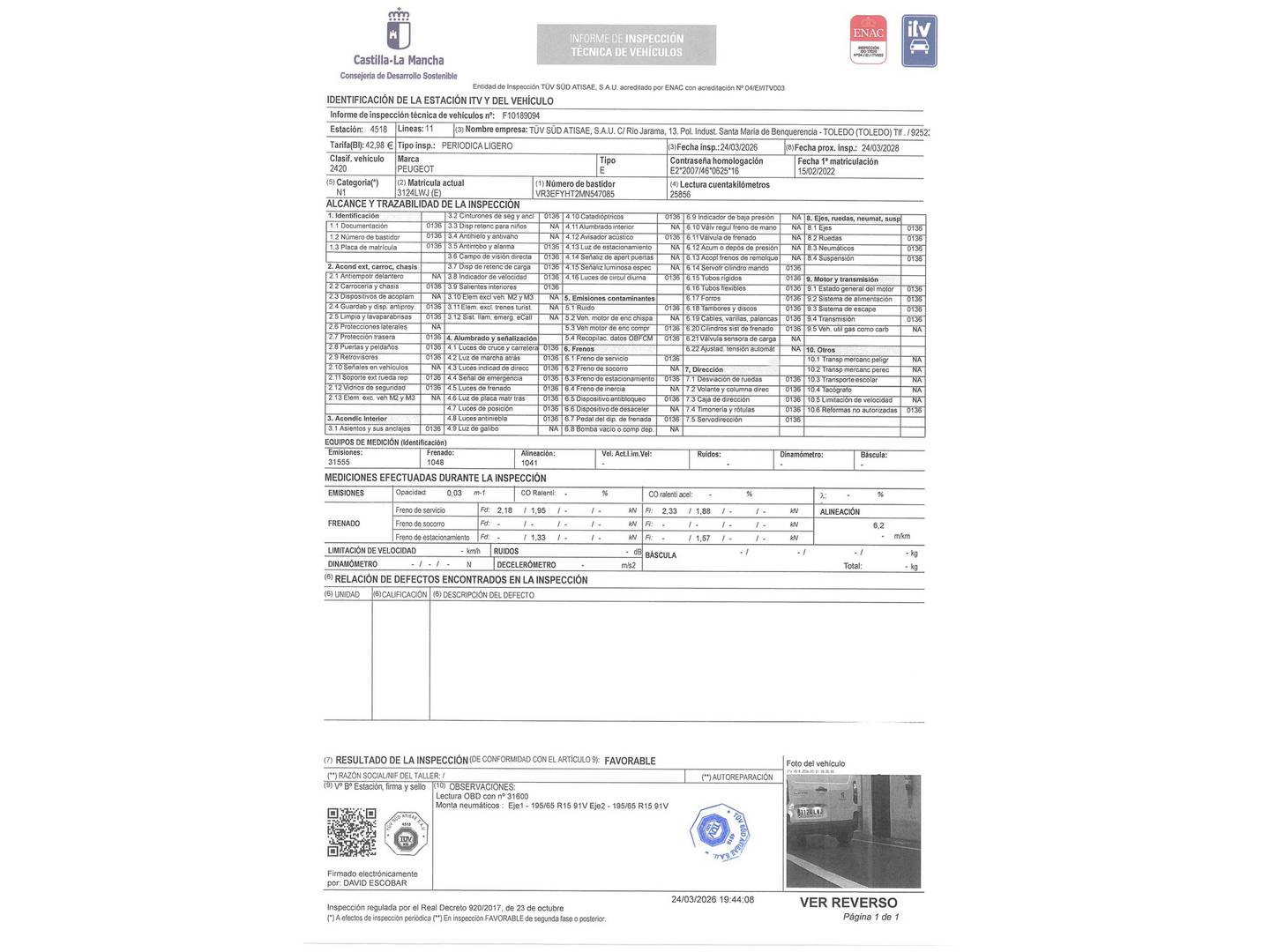 Peugeot Partner Peugeot Partner Furgon BlueHDi 100 Pro Standard 600kg (98 CV) de segunda mano