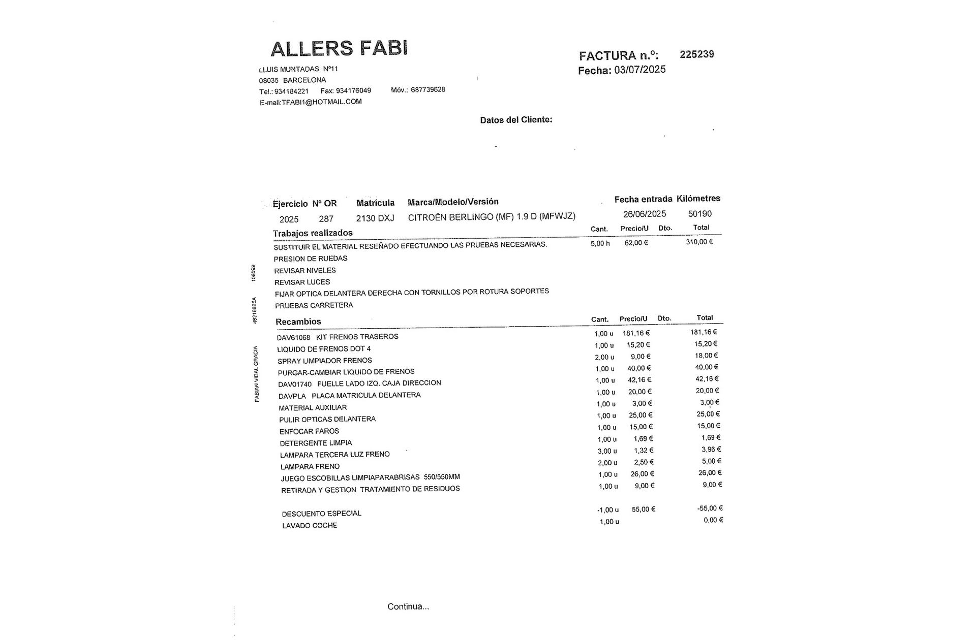 Citroën Berlingo 1.9 D SX Plus - foto 20
