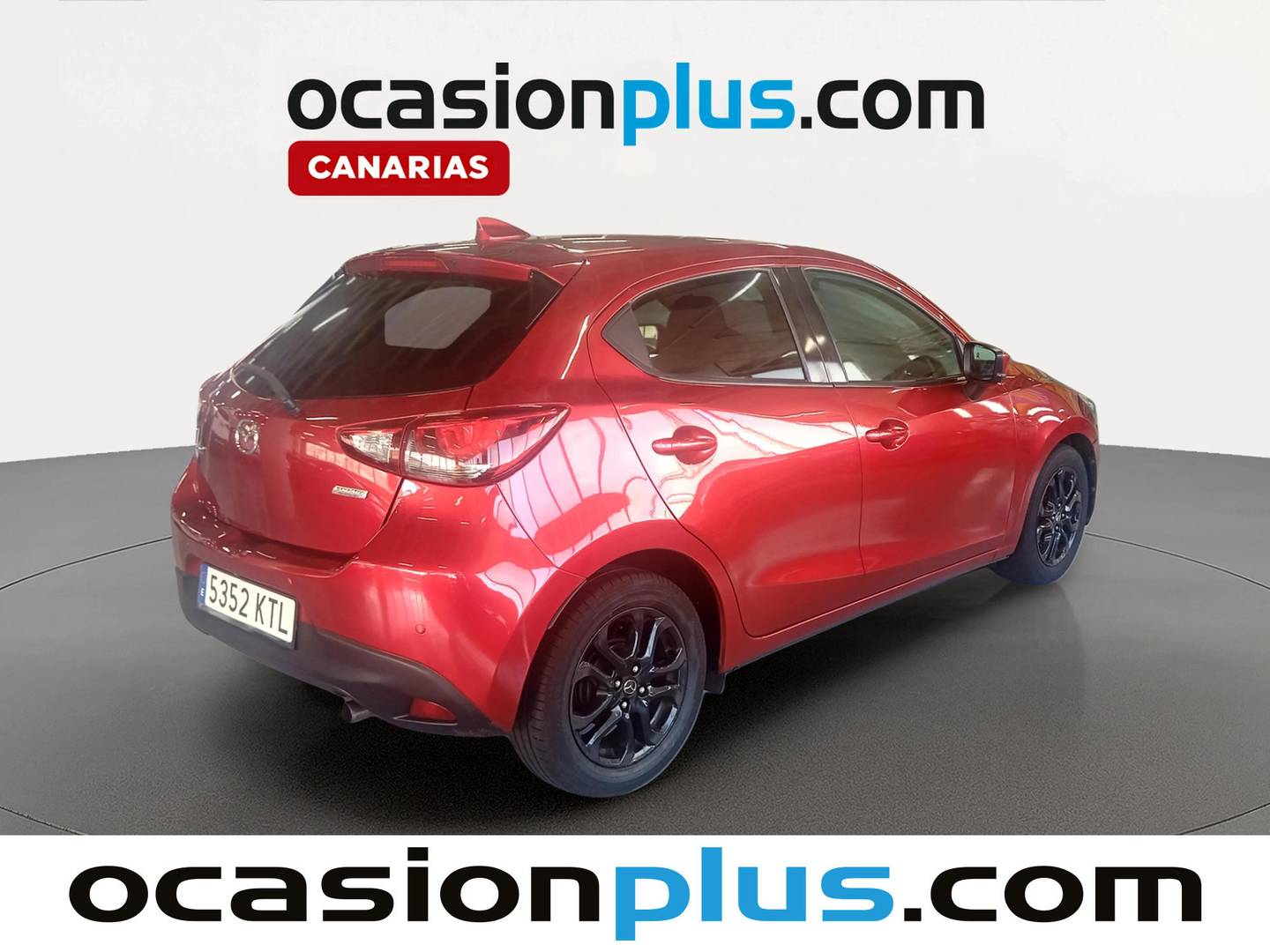 Foto trasera Mazda Mazda2 Mazda Mazda 2 1.5 GE Black Tech Edition (90 CV) derecha
