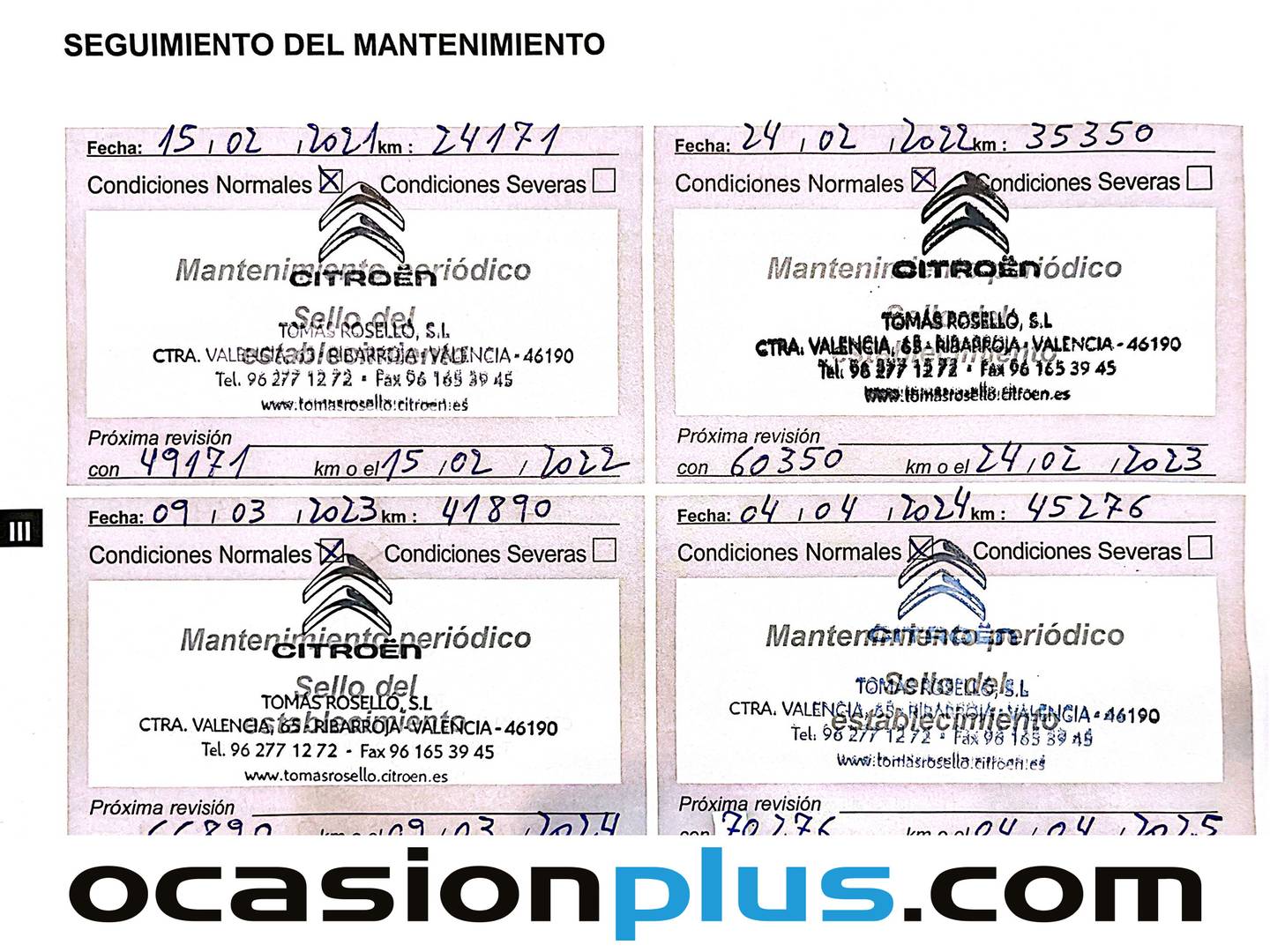 Foto del mantenimiento del DS DS 5 DS DS5 BlueHdi 120 Style (120 CV)
