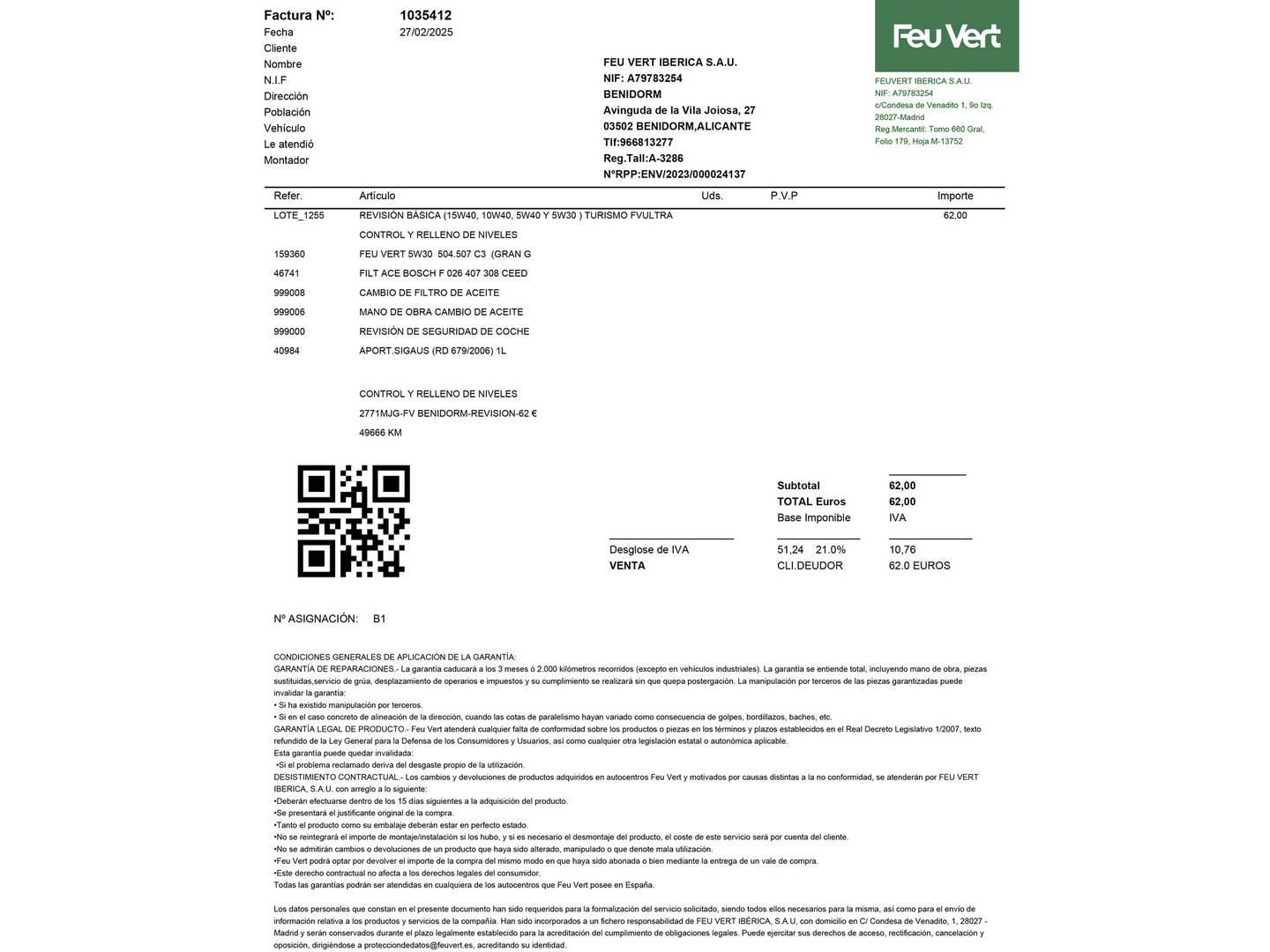 Foto del mantenimiento del KIA Ceed KIA Ceed 1.6 MHEV iMT Drive (136 CV)