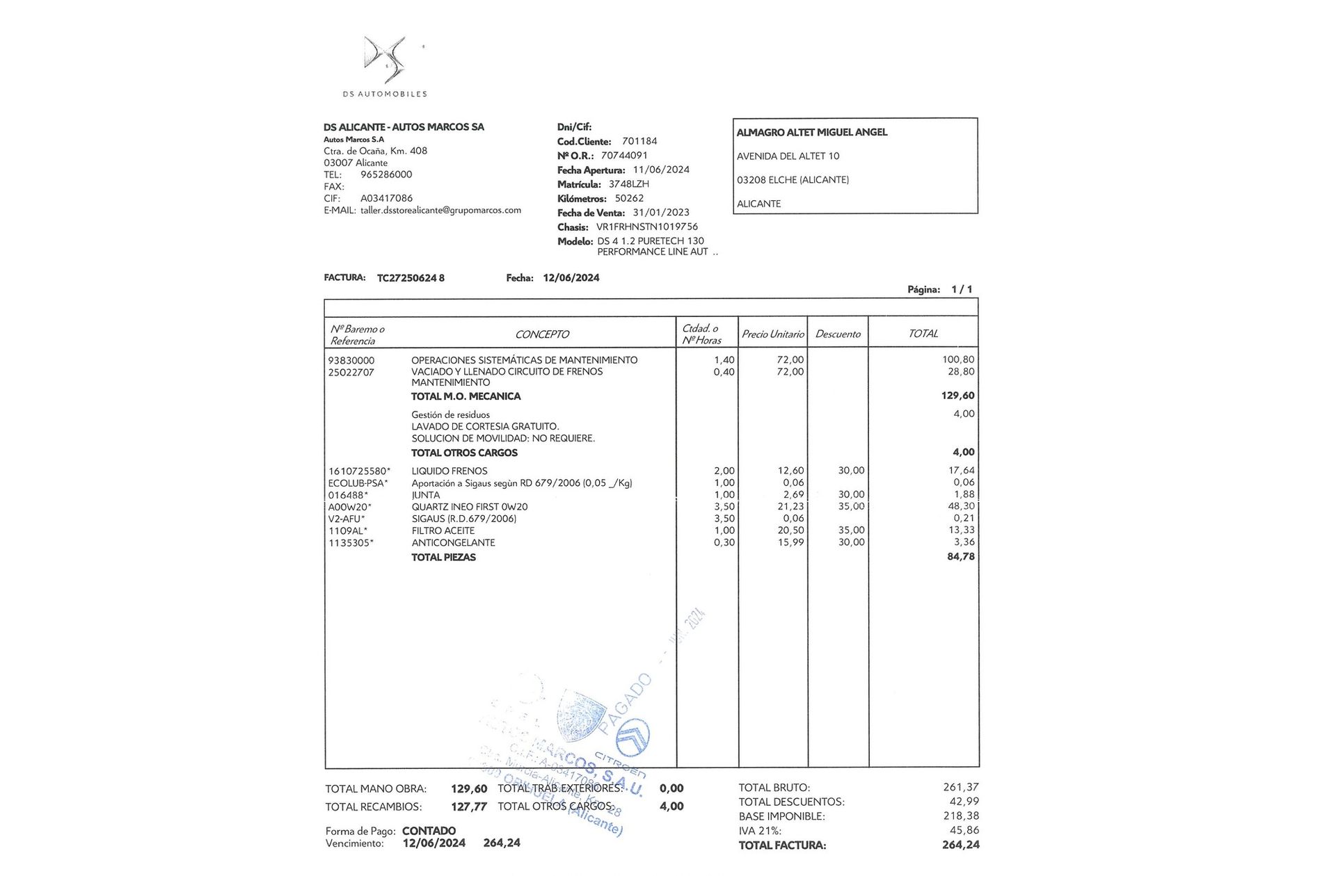 DS 4 PureTech 130 Performance Line - foto 21