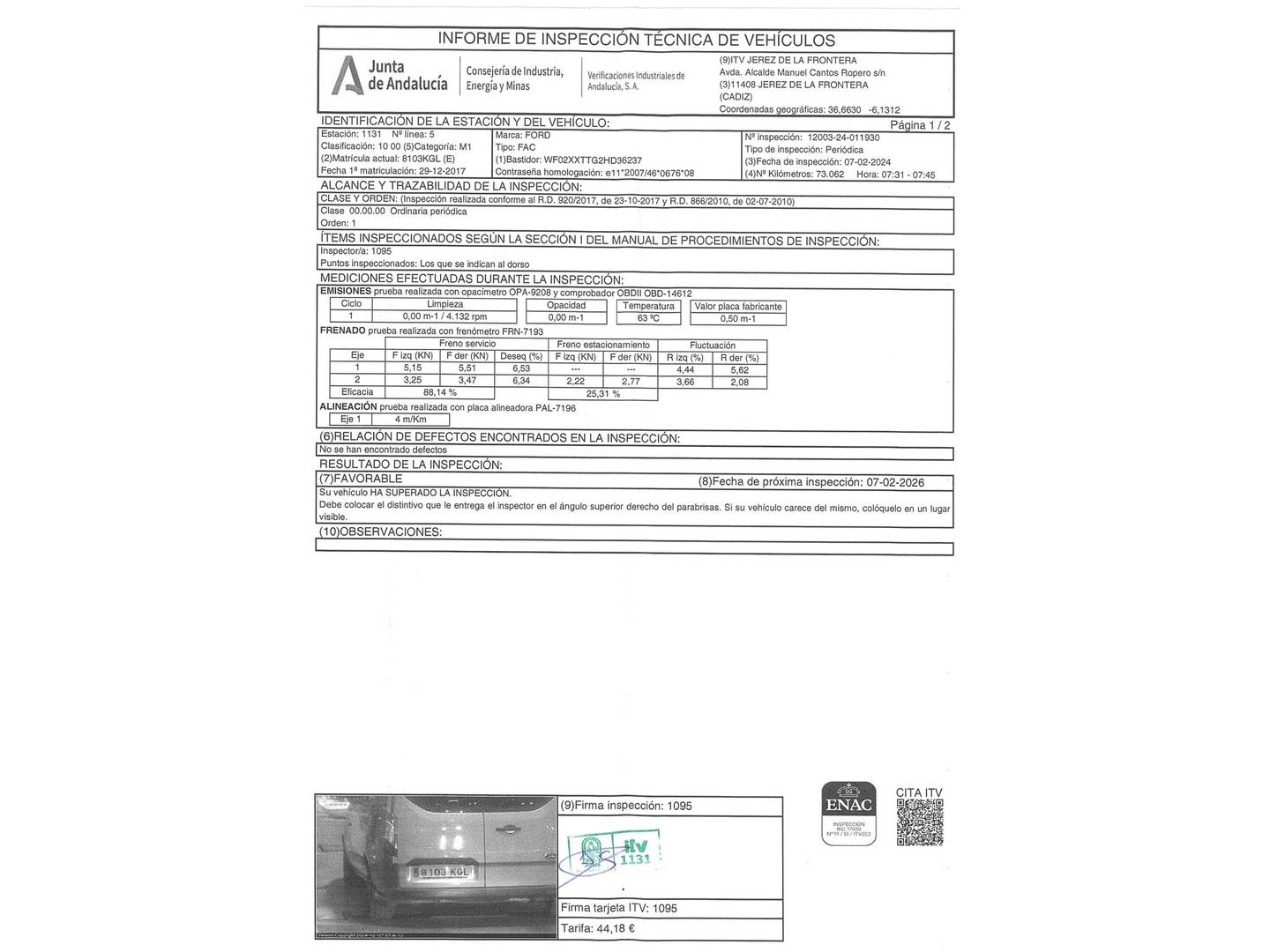 Foto Ford Transit Custom Ford Transit Custom 2.0 TDCI 310 L1 Ambiente (105 CV)