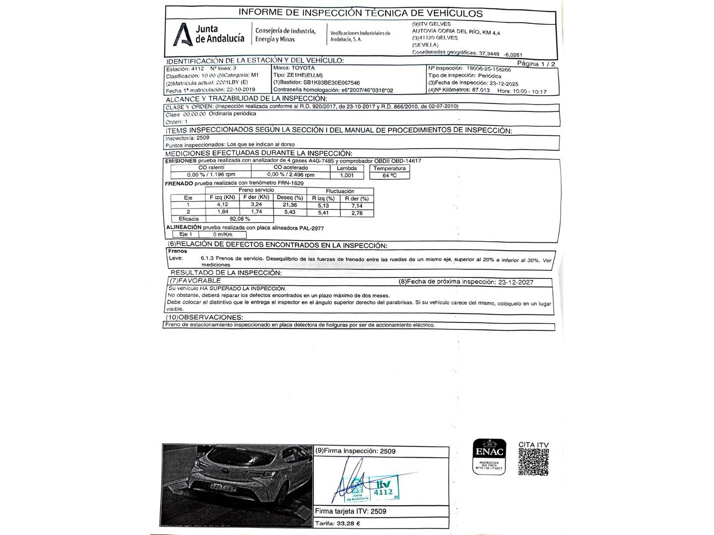 Toyota Corolla Toyota Corolla 1.8 125 Híbrido Feel! E-CVT (122 CV) de segunda mano
