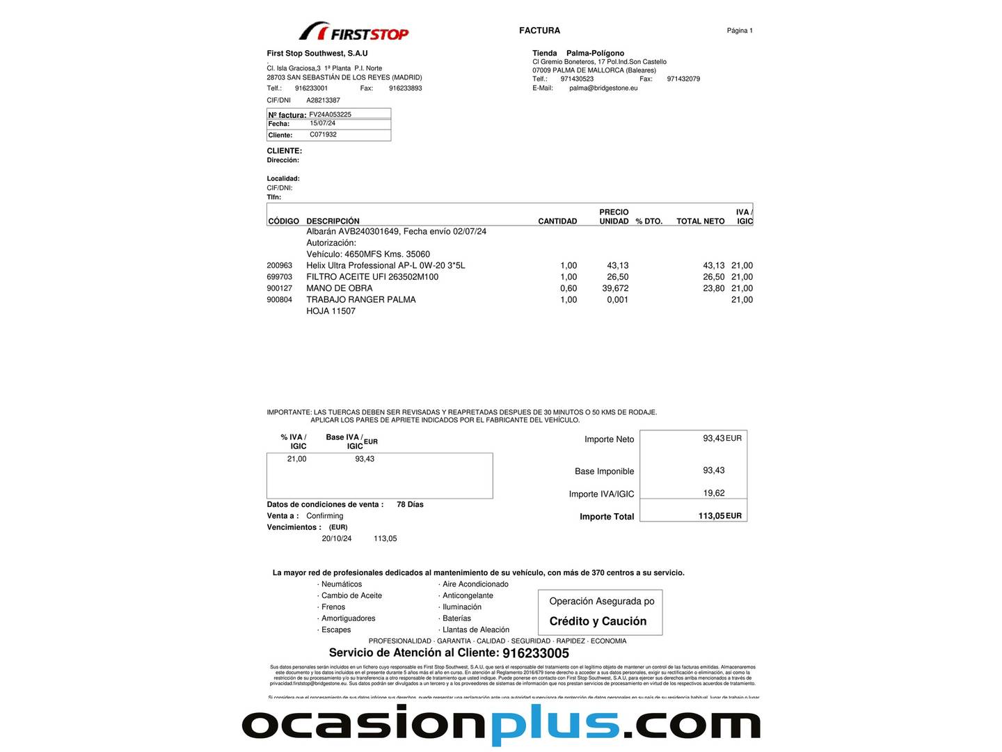 Foto del mantenimiento del Hyundai Tucson Hyundai Tucson 1.6 TGDI Klass 4x2 (150 CV)