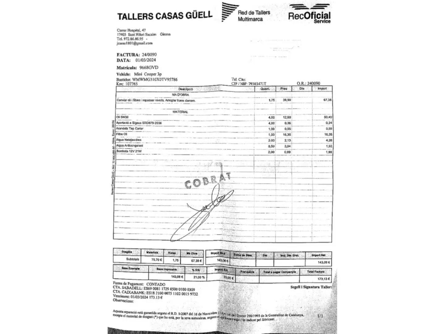 Foto Mini MINI MINI MINI 3 Puertas Cooper D (110 CV)