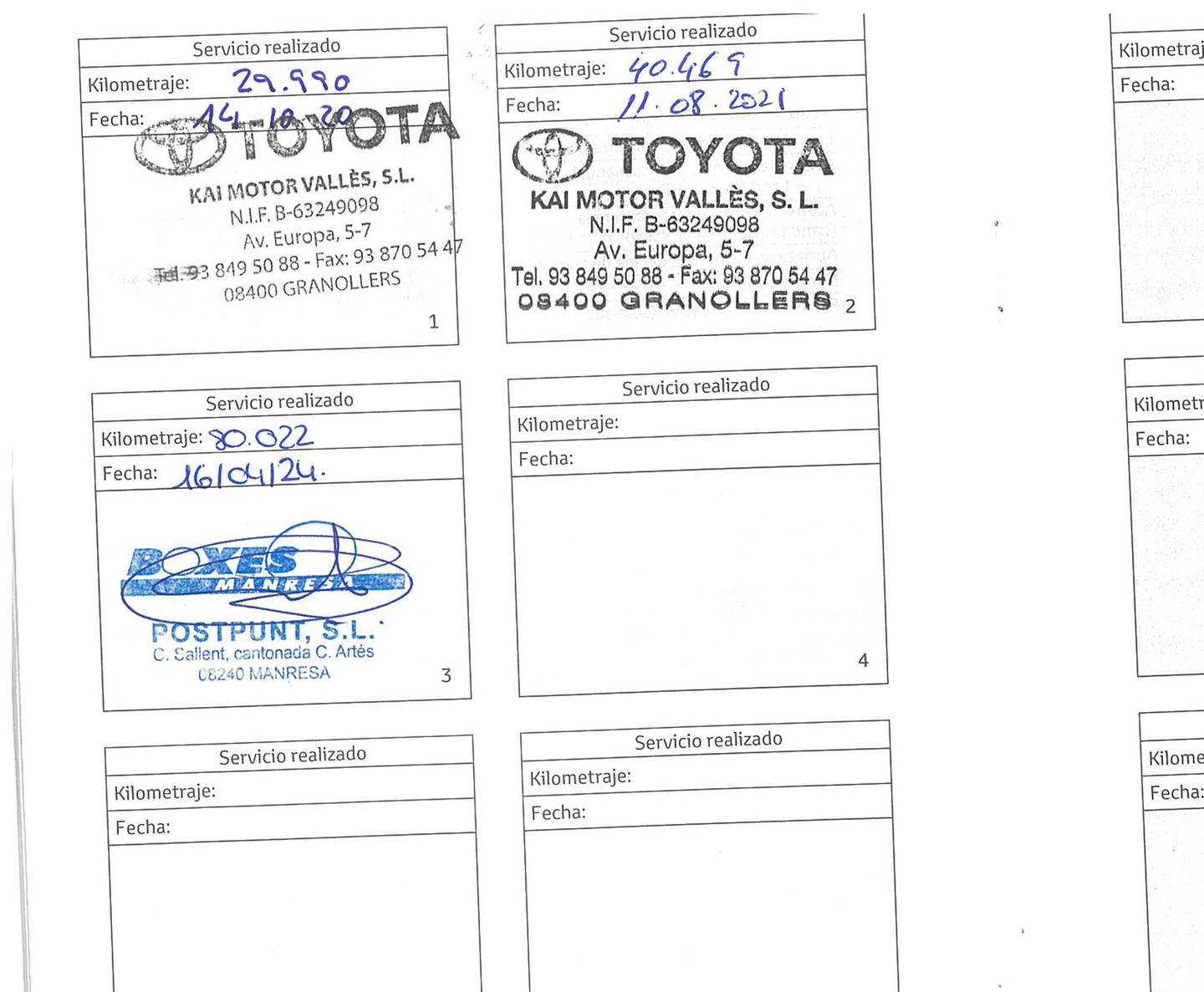 Foto del mantenimiento del Toyota C-HR Toyota C-HR 1.8 125H Advance (122 CV)