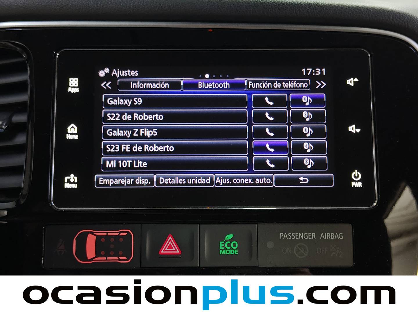 Mitsubishi Outlander Mitsubishi Outlander 2.0 PHEV Kaiteki 4WD Auto (203 CV) seminuevo