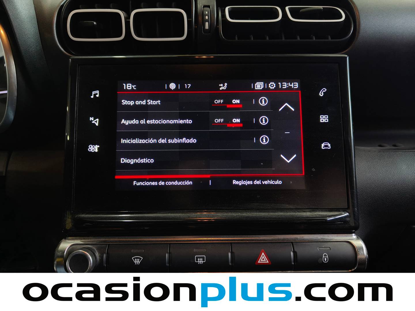 Extras del Citroën C3 Aircross Citroen C3 Aircross PureTech 110 S&S Shine (110 CV)