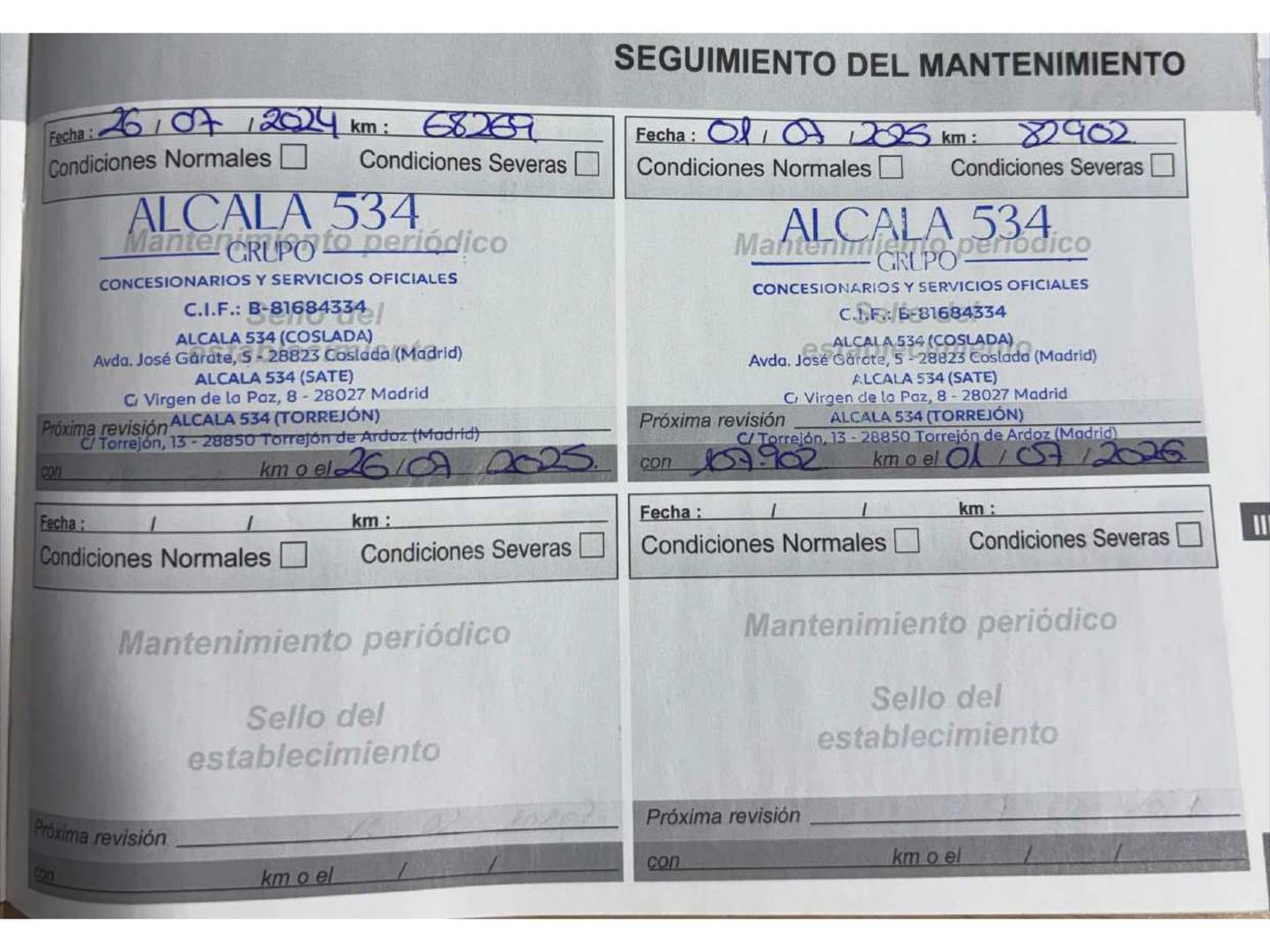 Foto del mantenimiento del Peugeot 3008 Peugeot 3008 PureTech 130 Allure EAT6 (130 CV)