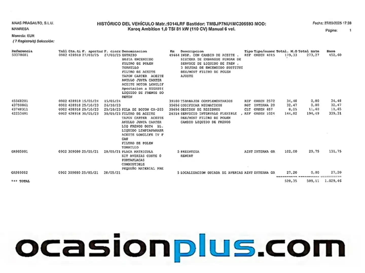 Foto Skoda Karoq Skoda Karoq 1.0 TSI Ambition (110 CV)