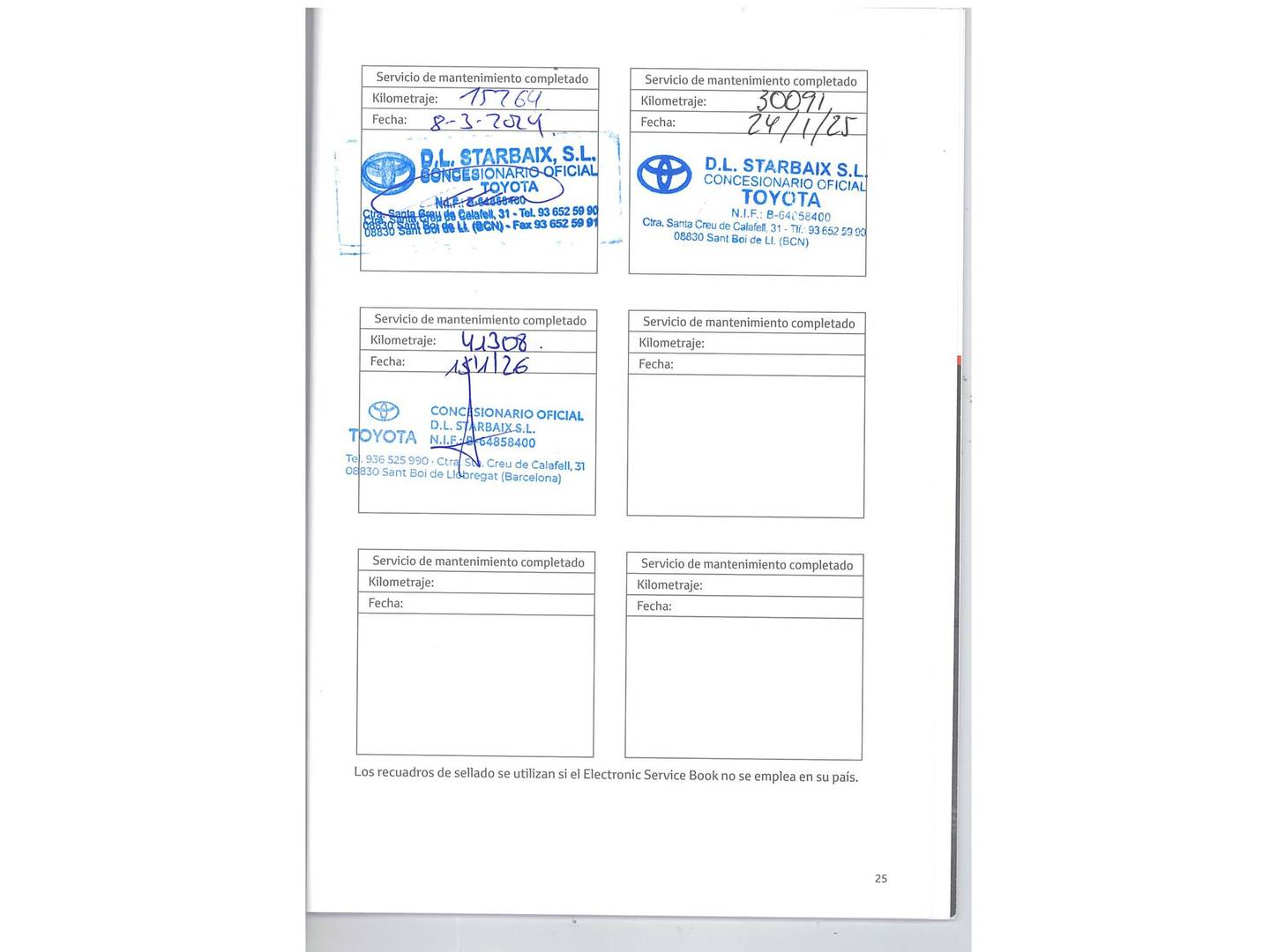 Foto del mantenimiento del Toyota Yaris Cross Toyota Yaris Cross 120H Adventure (116 CV)