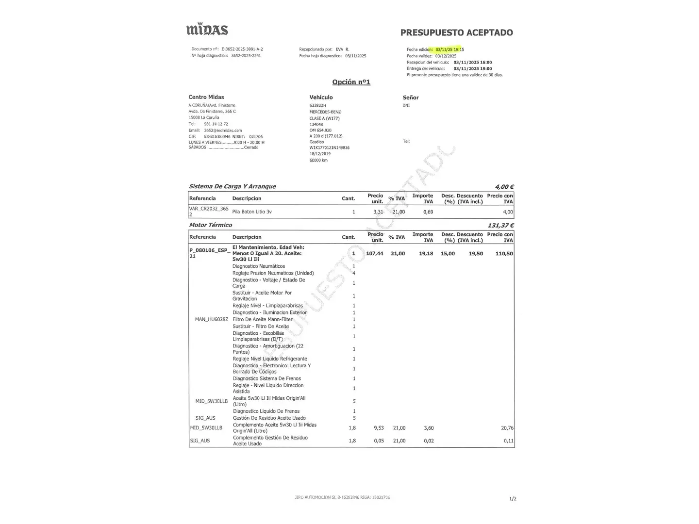 Foto Mercedes Clase A Mercedes-Benz Clase A A 200 d (150 CV)