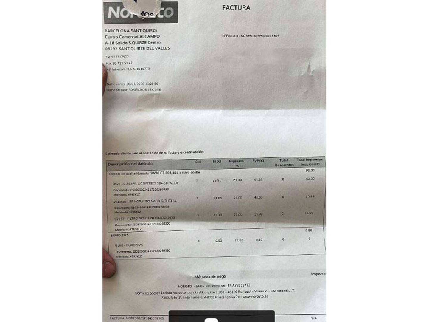 Foto del mantenimiento del Volkswagen Polo Volkswagen Polo Advance 1.0 TSI (95 CV)