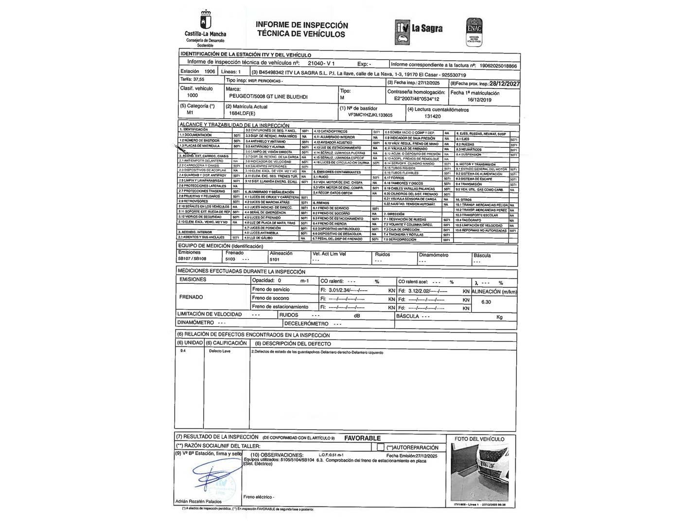 Foto Peugeot 5008 Peugeot 5008 BlueHDI 130 S&S GT Line (130 CV) 7 Plazas