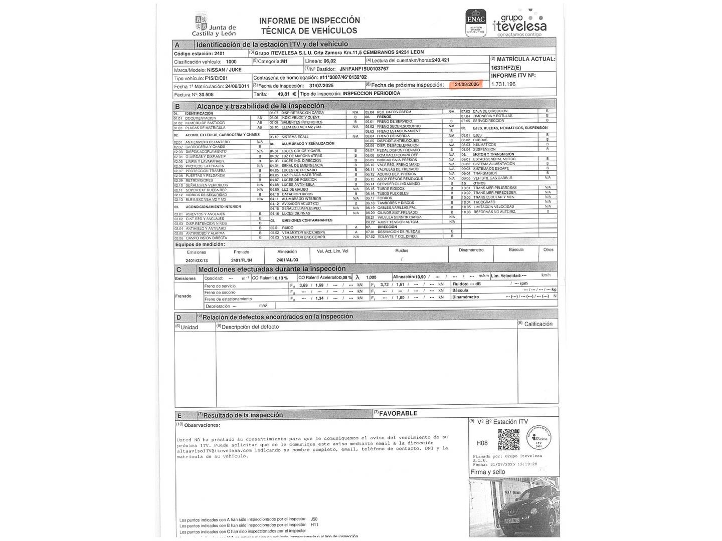 Nissan JUKE Nissan Juke 1.6 Tekna Premium CVT 4X4 (190 CV) de segunda mano