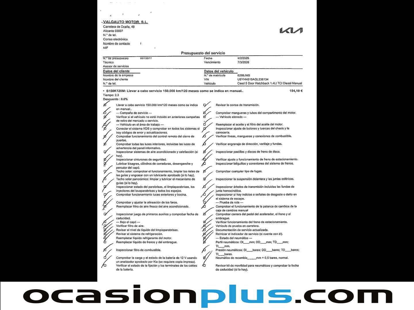 Foto KIA Ceed Kia Ceed 1.4 CRDi WGT Tech  (90 CV)