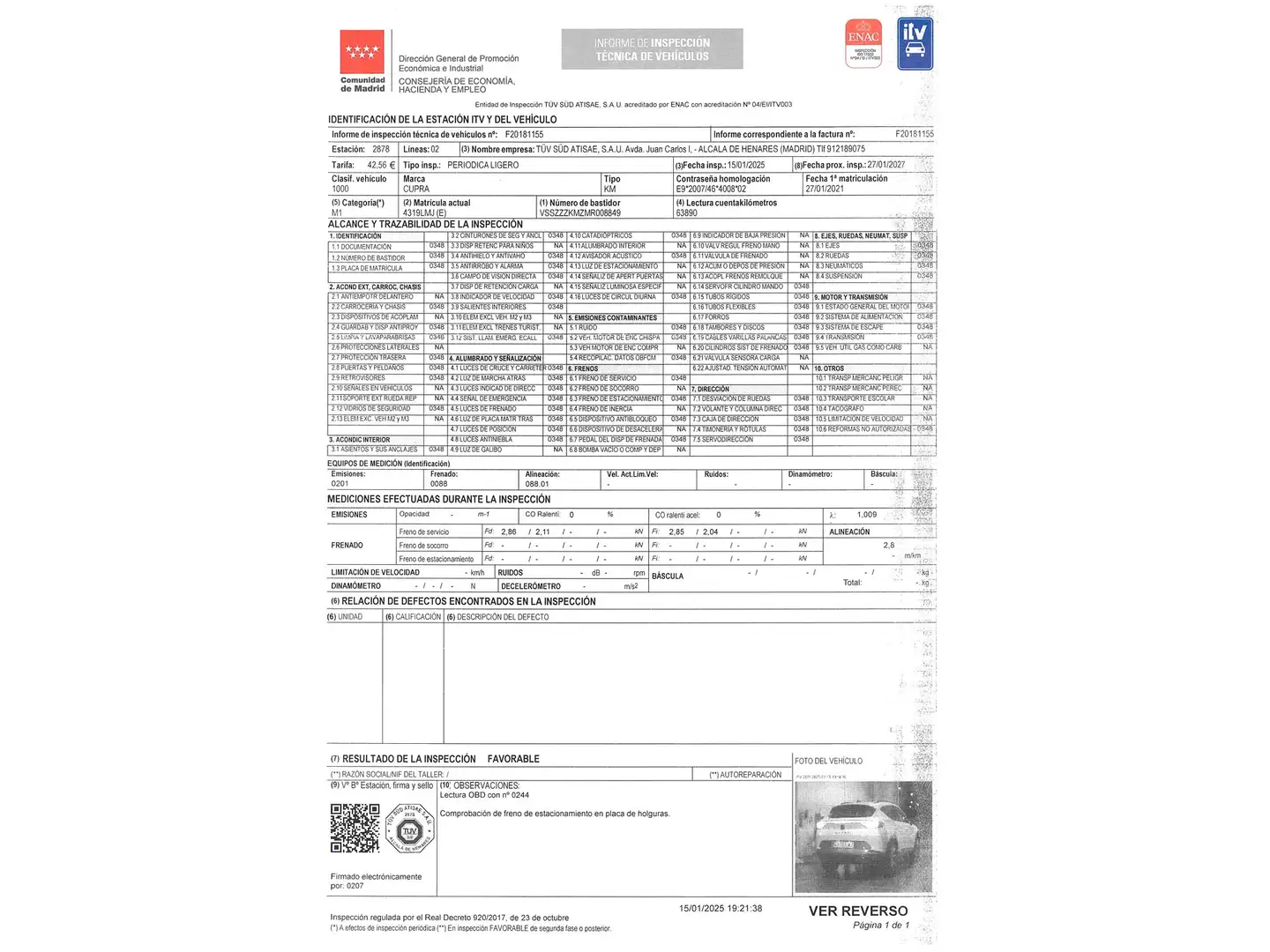 Foto Cupra Formentor CUPRA Formentor 1.5 TSI DSG (150 CV)