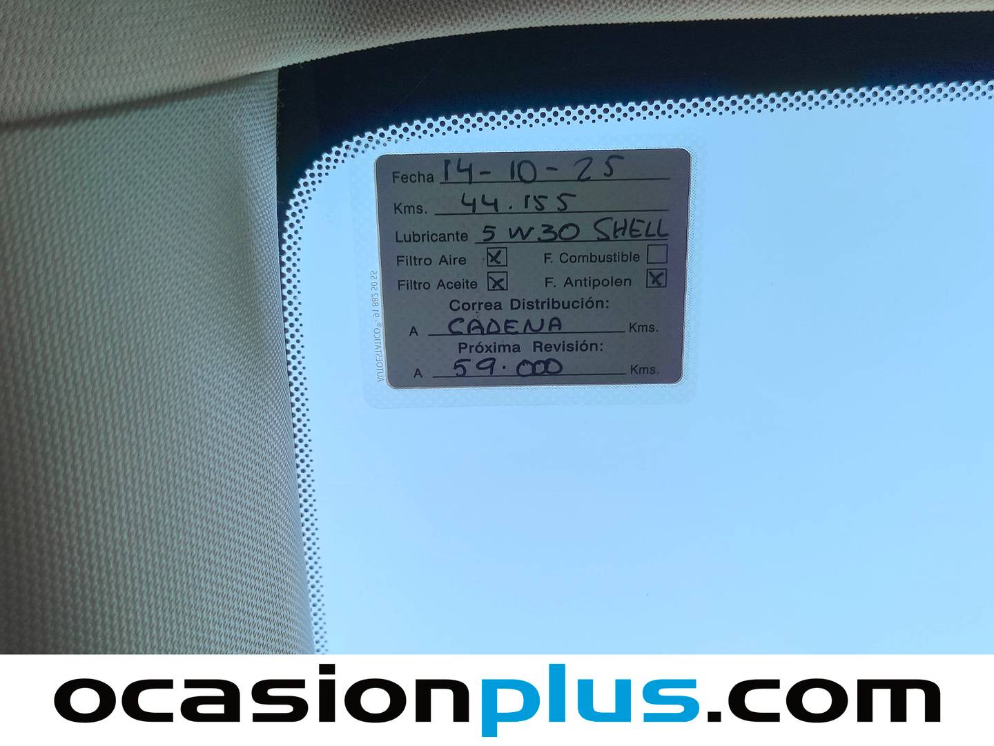 Foto del mantenimiento del KIA XCeed KIA XCeed 1.0 T-GDi Drive (120 CV)