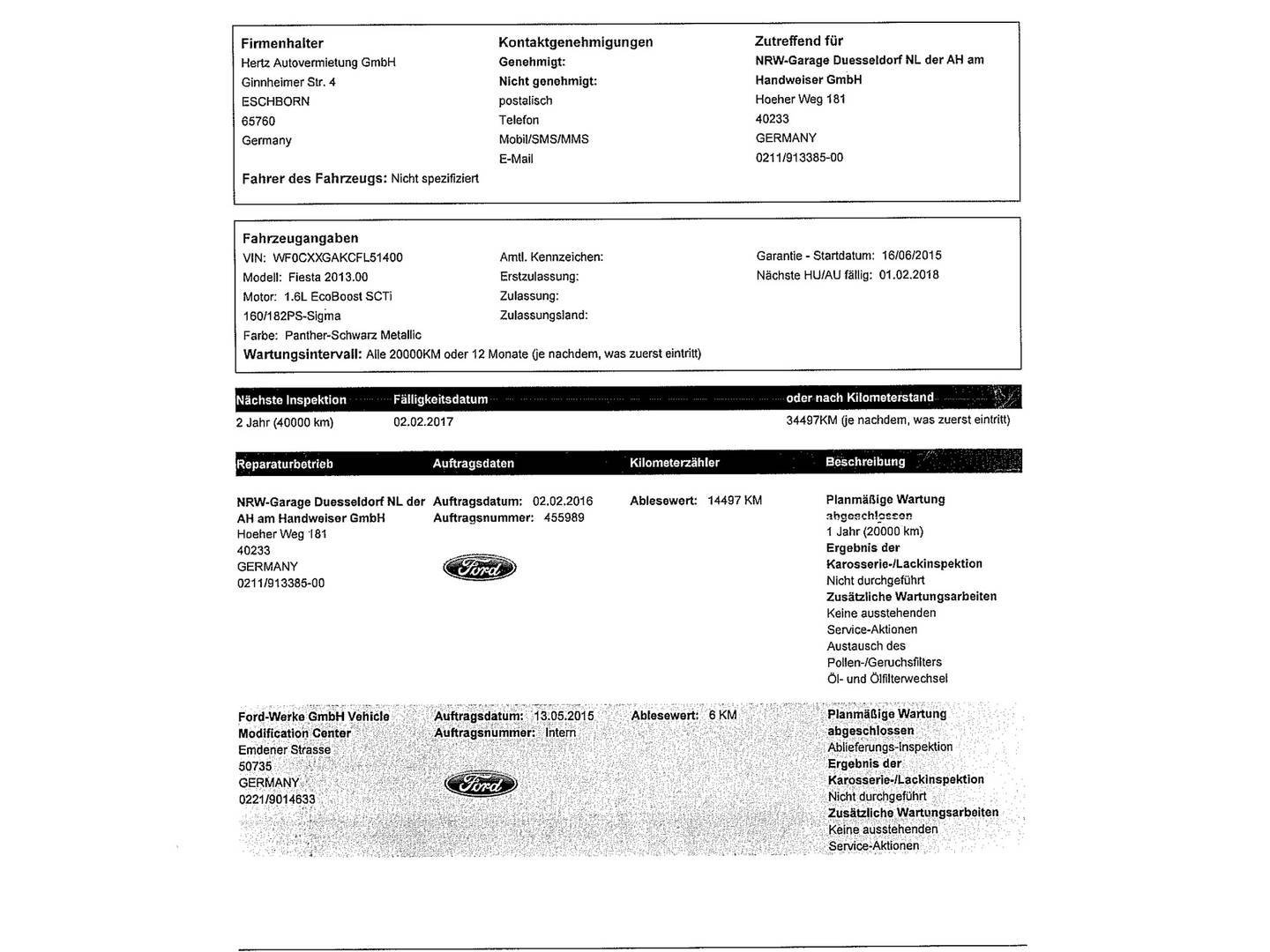 Foto Ford Fiesta Ford Fiesta 1.6 EcoBoost ST (182 CV)