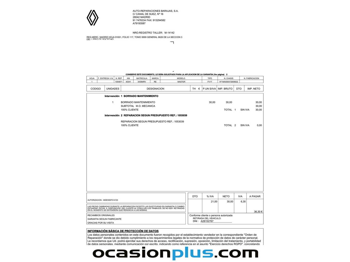 Renault Master Renault Master Furgon L2H2 3300 Blue Energy dCi (150 CV) km 0