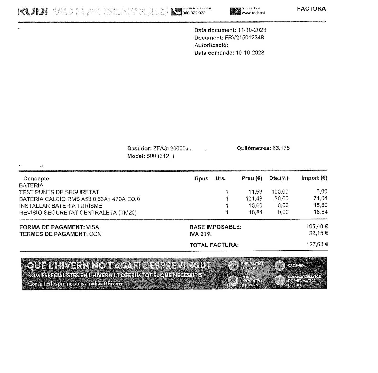 Foto Fiat 500 Fiat 500 1.2 8v Lounge (69 CV)