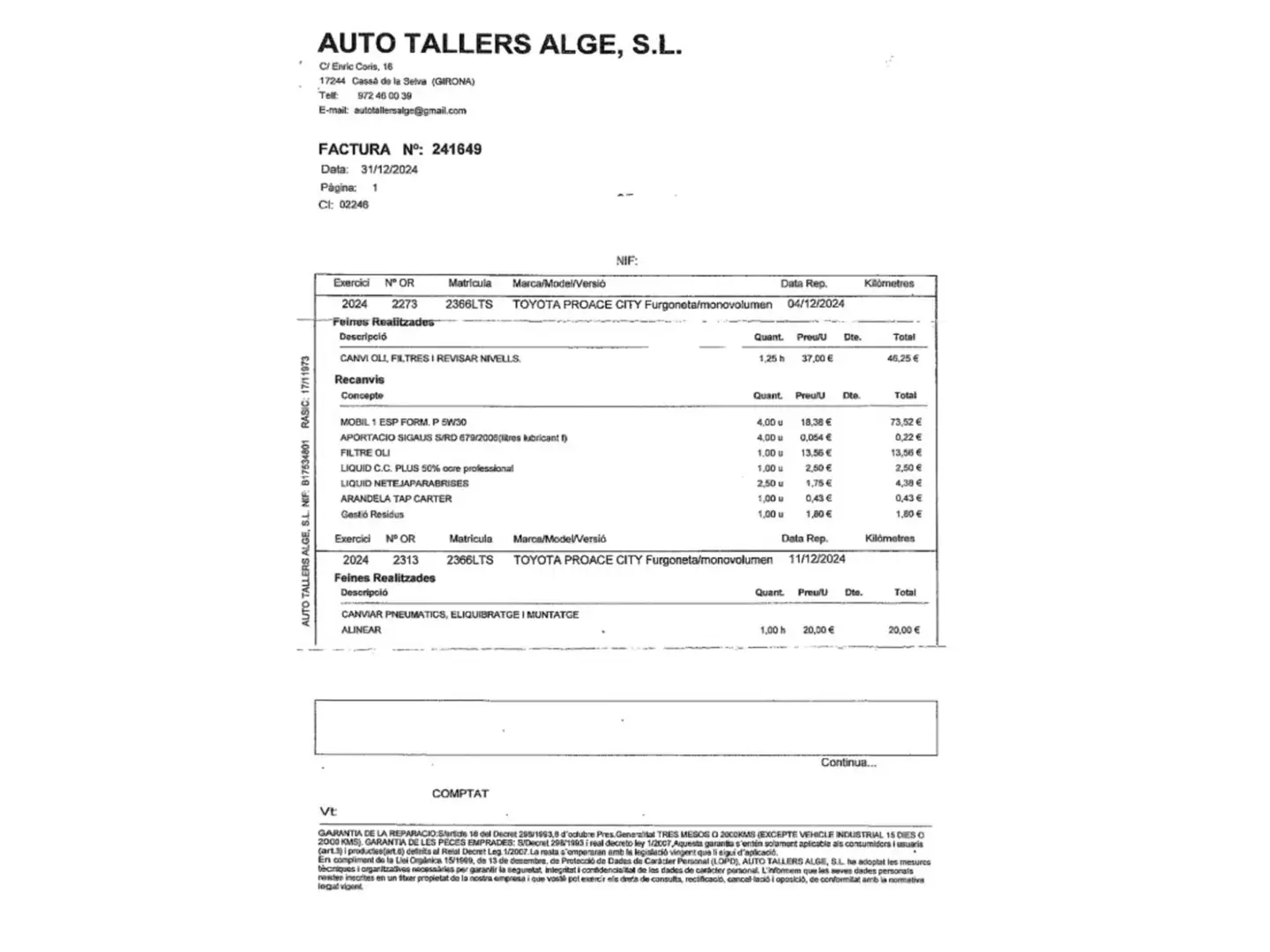 Foto Toyota Proace City Verso Toyota Proace City Verso 1.5D Family Advance L1 Auto (131 CV)