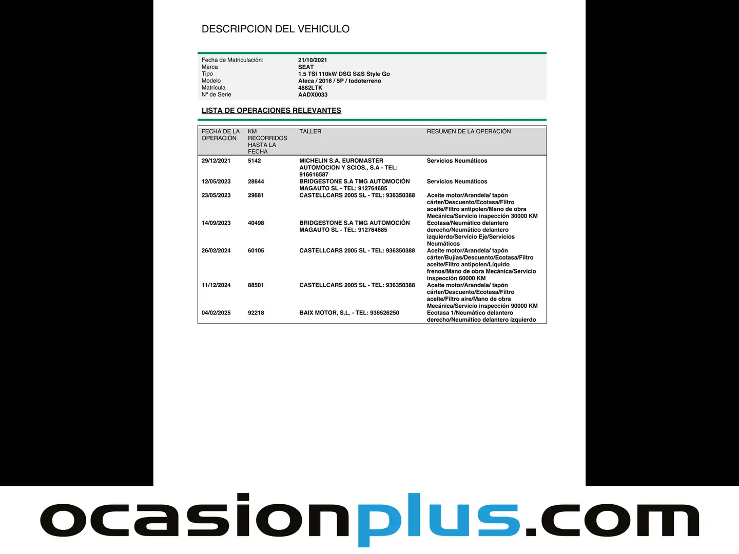 Foto Seat Ateca SEAT Ateca 1.5 TSI S&S Style Go DSG (150 CV)