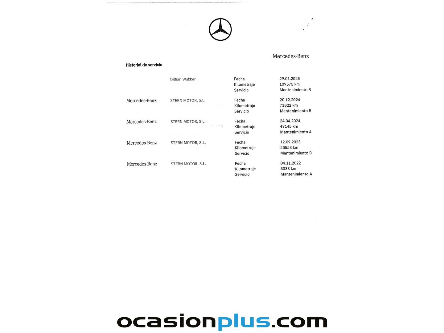 Foto del mantenimiento del Mercedes CLA Mercedes CLA 45 S AMG 4Matic+ (422 CV)