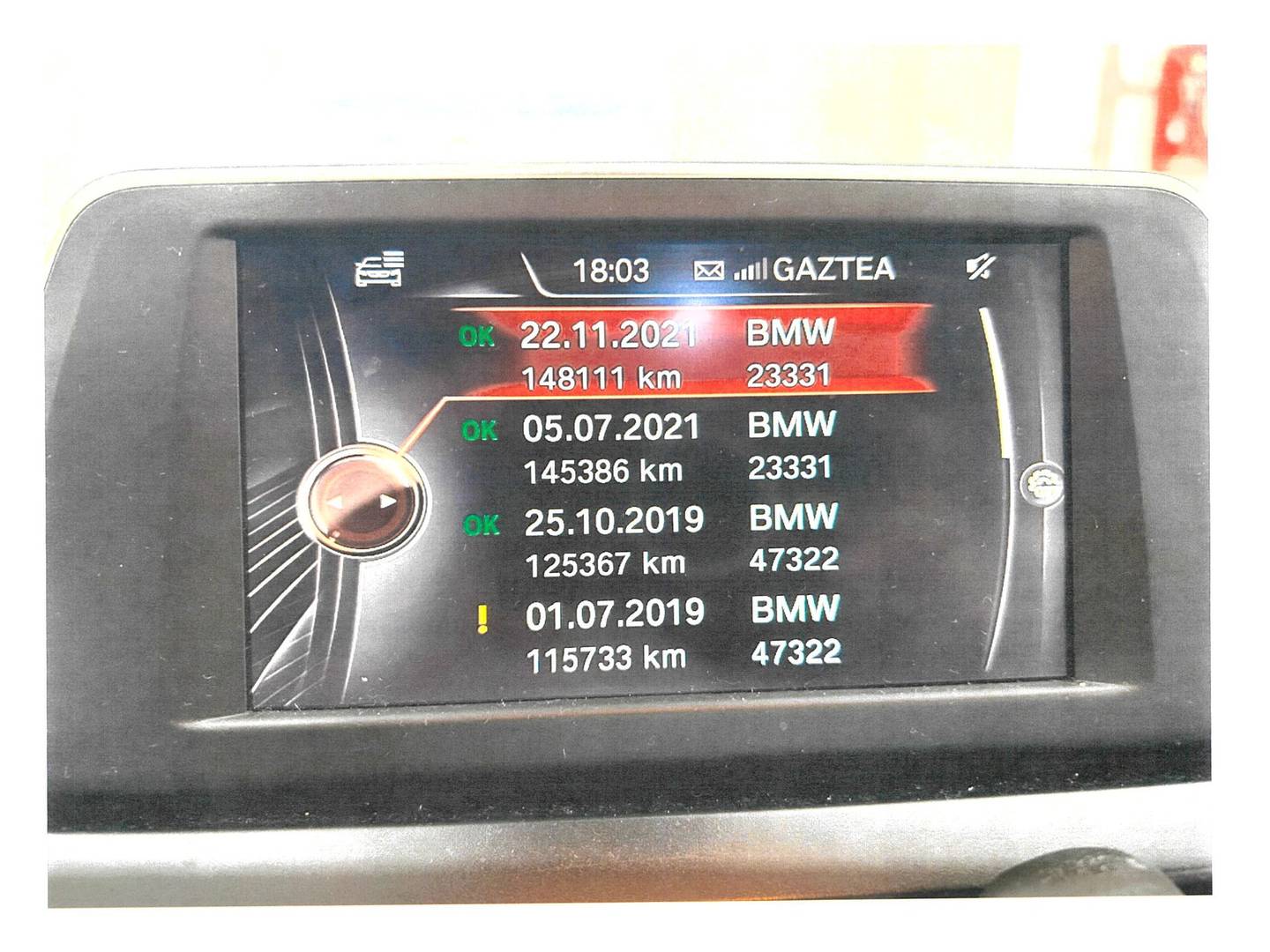 Foto del mantenimiento del BMW Serie 2 Gran Tourer BMW Serie 2 220d Gran Tourer (190 CV) 7 Plazas