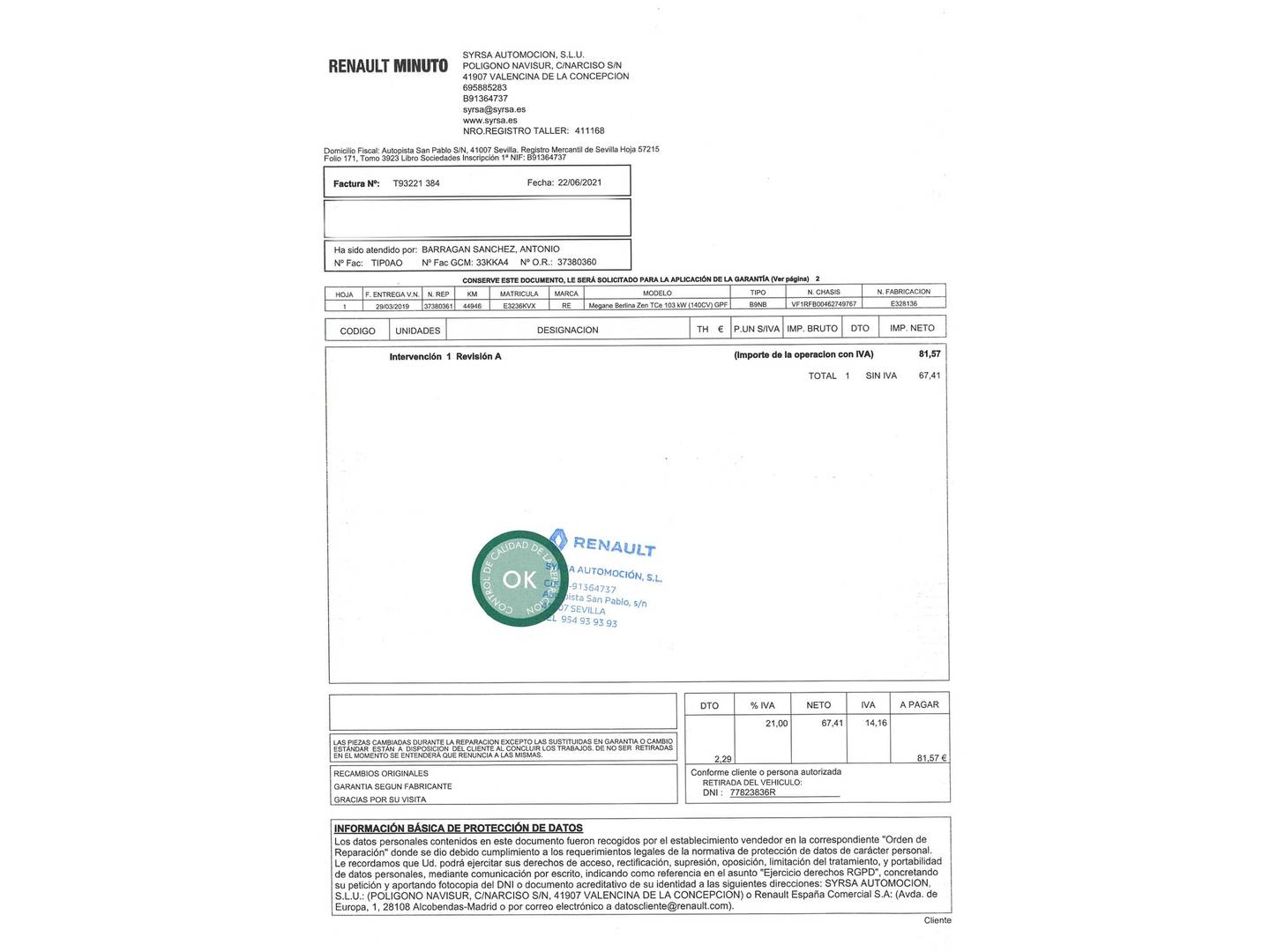 Foto Renault Mégane Renault Megane Zen TCe (140 CV) GPF