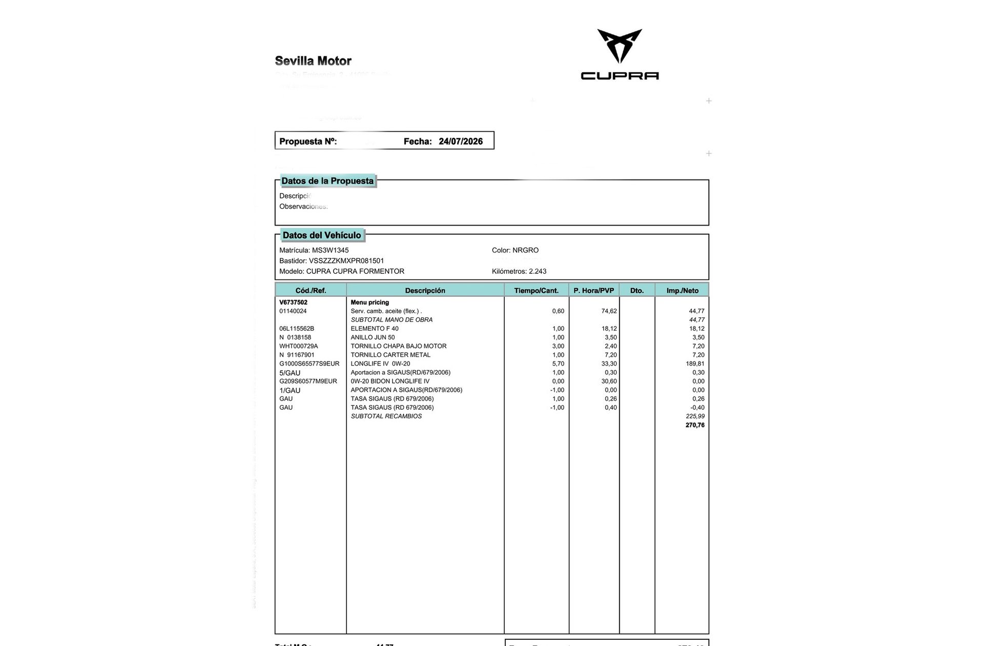Cupra Formentor 2.0 TSI VZ DSG - foto 22
