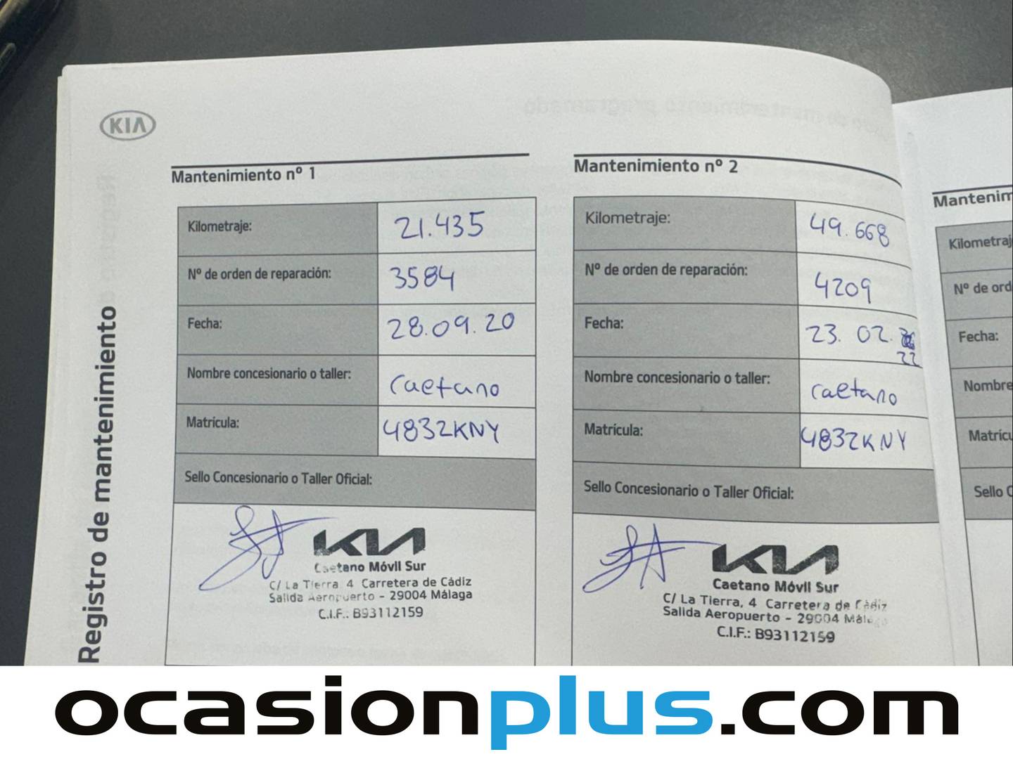 Foto del mantenimiento del KIA Sportage Kia Sportage 1.7 CRDi VGT Eco-Dynamics x-Tech18 4x2 (115 CV)