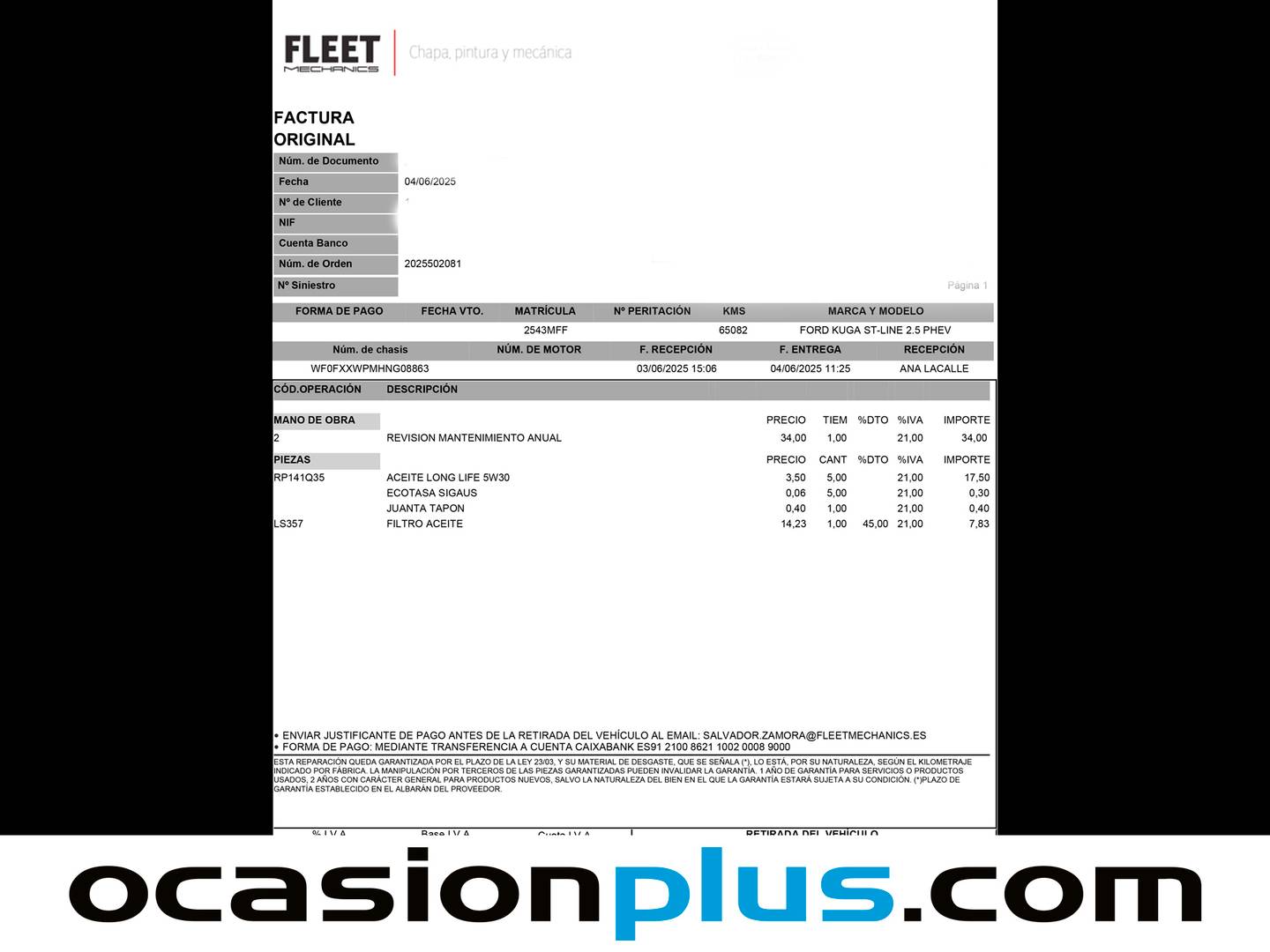 Foto Ford Kuga Ford Kuga 2.5 Duratec PHEV ST-Line X Auto (225 CV)