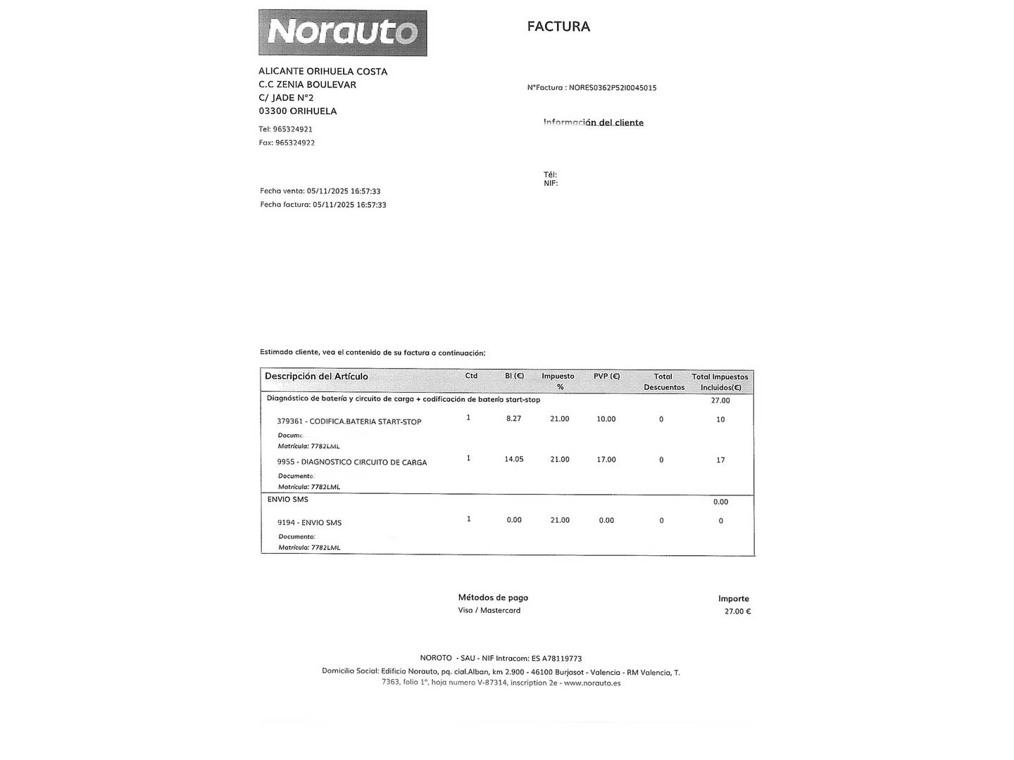 Foto del mantenimiento del Audi Q3 Audi Q3 Advanced 35 TDI (150 CV) S tronic