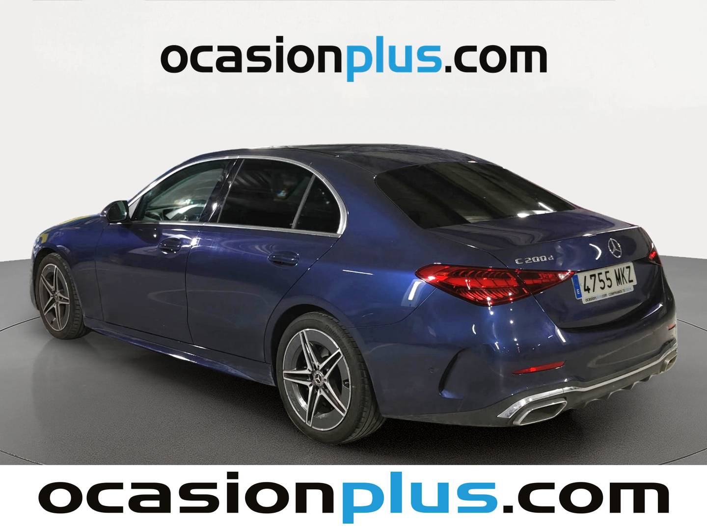 Foto trasera Mercedes Clase C Mercedes Clase C 200 d (163 CV) Pack AMG izquierda