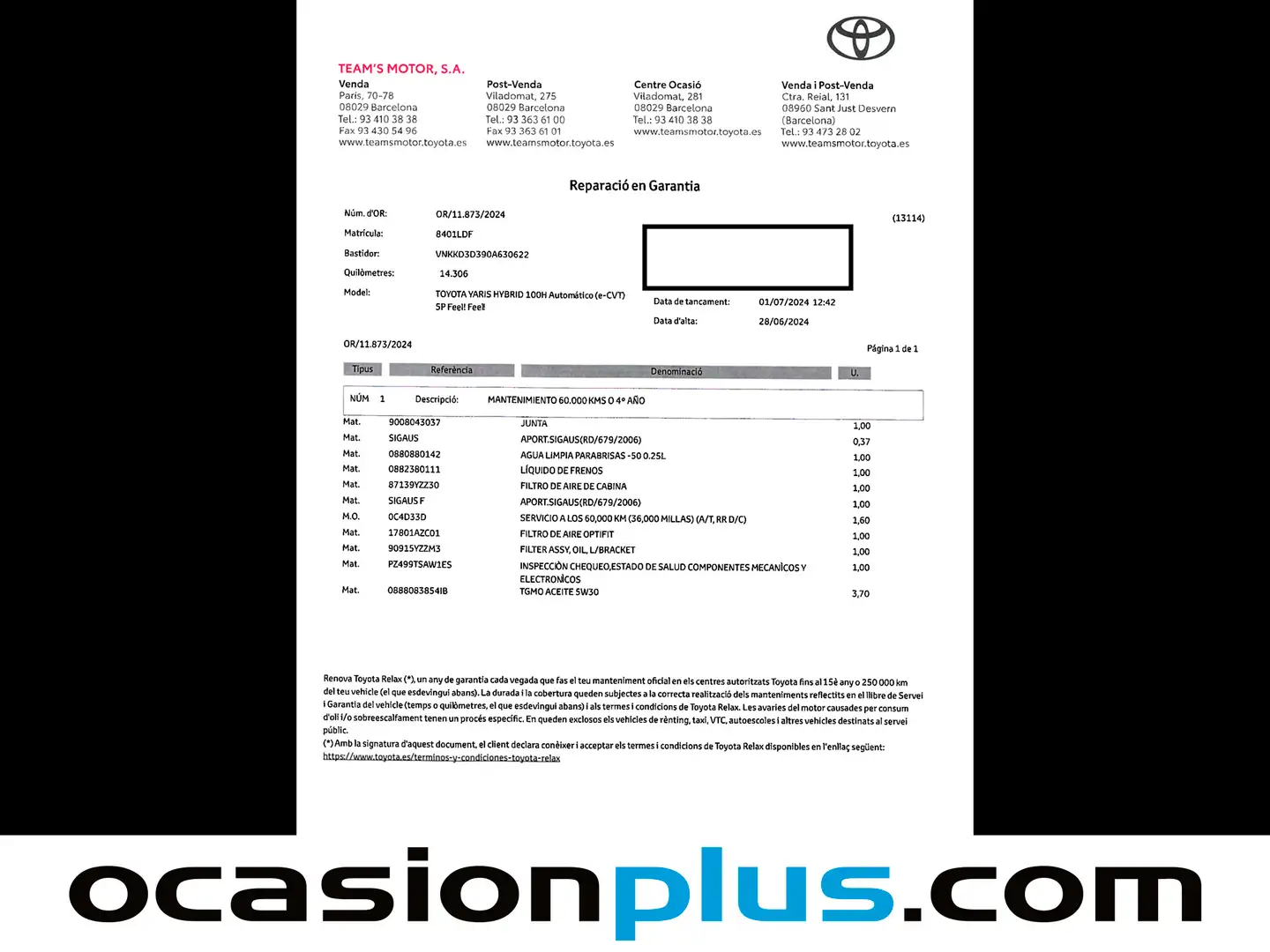 Foto Toyota Yaris Toyota Yaris 100H Feel (100 CV)