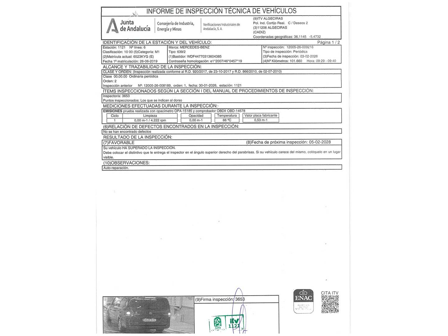 Foto Mercedes Vito Mercedes-Benz Vito 114 CDI Tourer Pro Larga AT (136 CV)