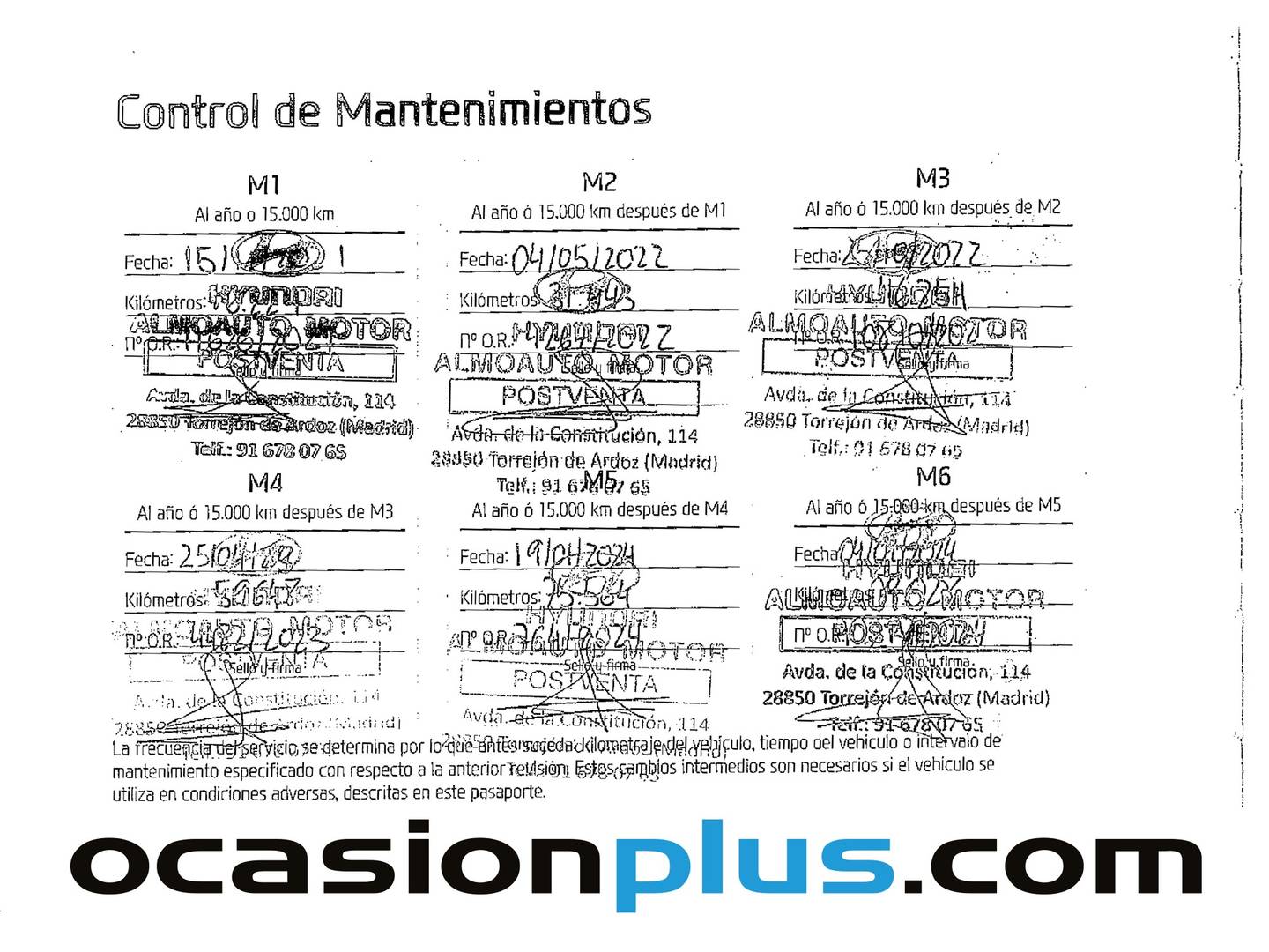 Foto del mantenimiento del Hyundai Tucson Hyundai Tucson 1.6 TGDI 48V Tecno 2C (150 CV)