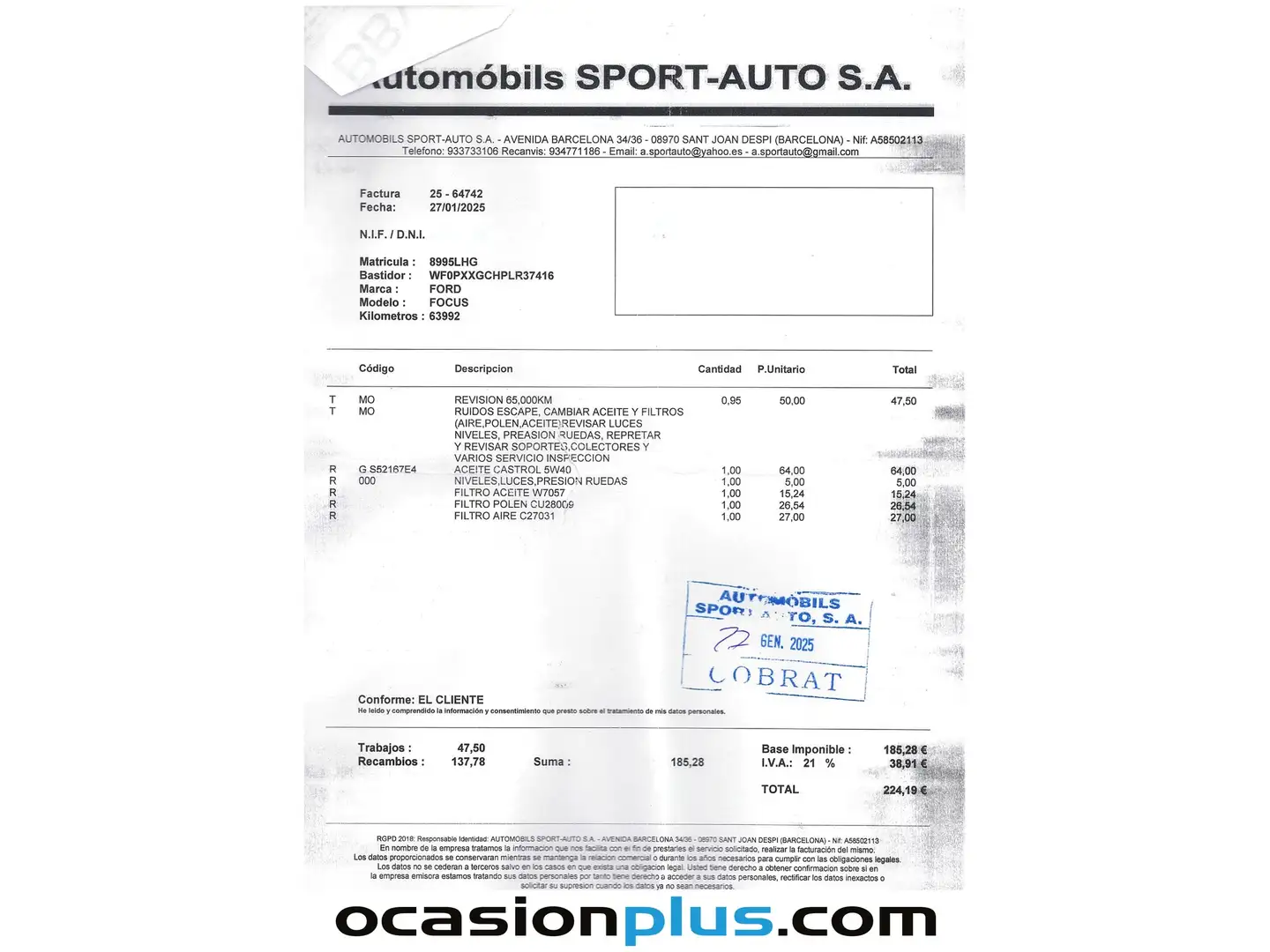 Foto Ford Focus Ford Focus SportBreak 1.0 Ecoboost ST-Line (125 CV)