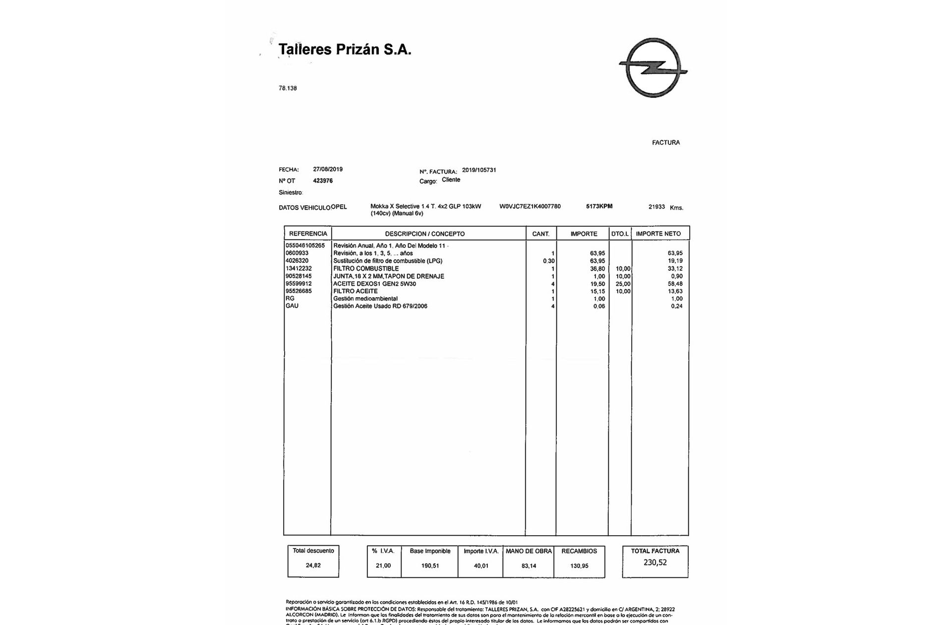 Opel Mokka 1.4 Turbo GLP Selective 4x2 - foto 20